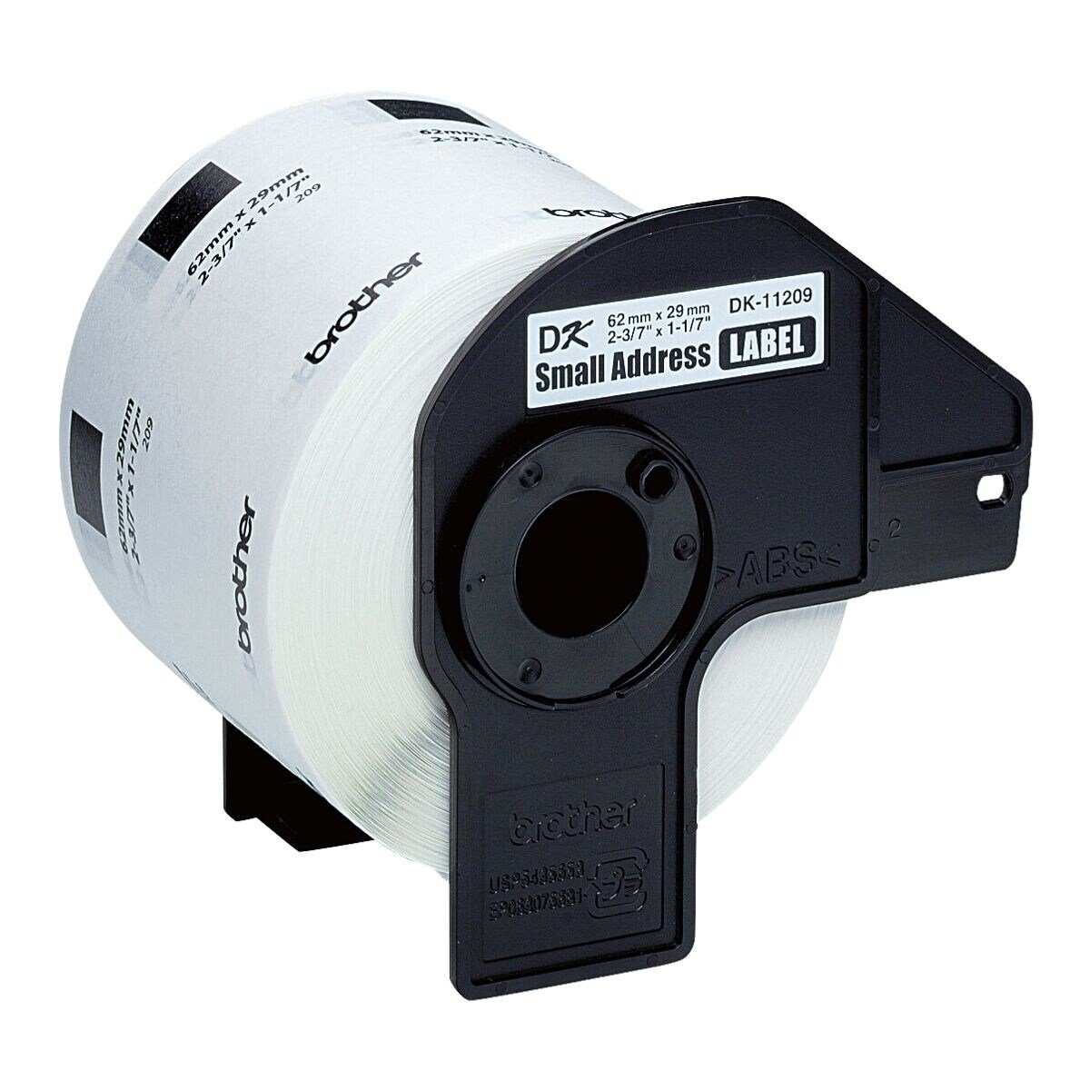 Brother Thermorolle DK-11209, 800 Adress-Etiketten B/L 29/62 mm