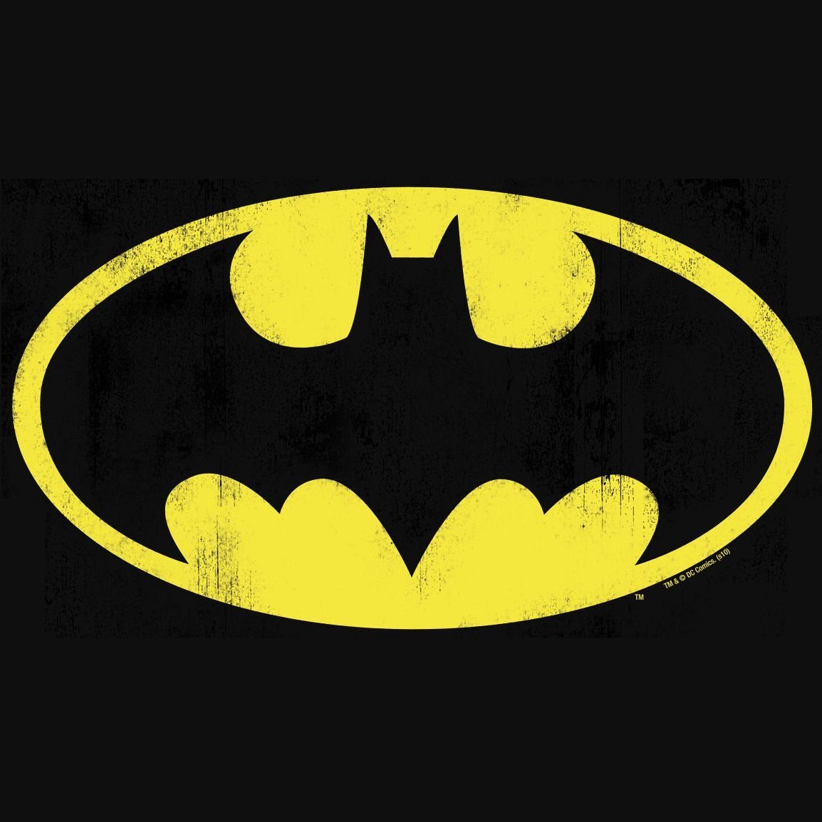 T-Shirt DC - LOGOSHIRT Batman-Logo mit Batman Logo