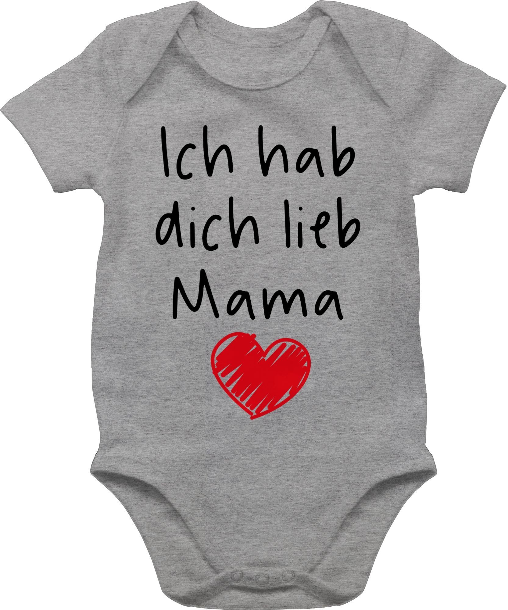 Shirtracer Shirtbody Ich hab dich lieb Mama Mama