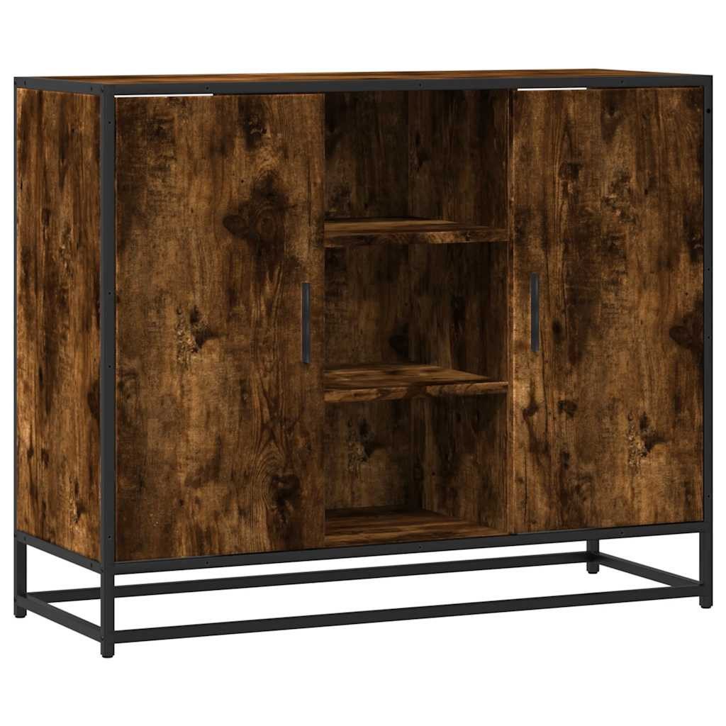 vidaXL Sideboard Sideboard Räuchereiche 92x35x76 cm günstig online kaufen