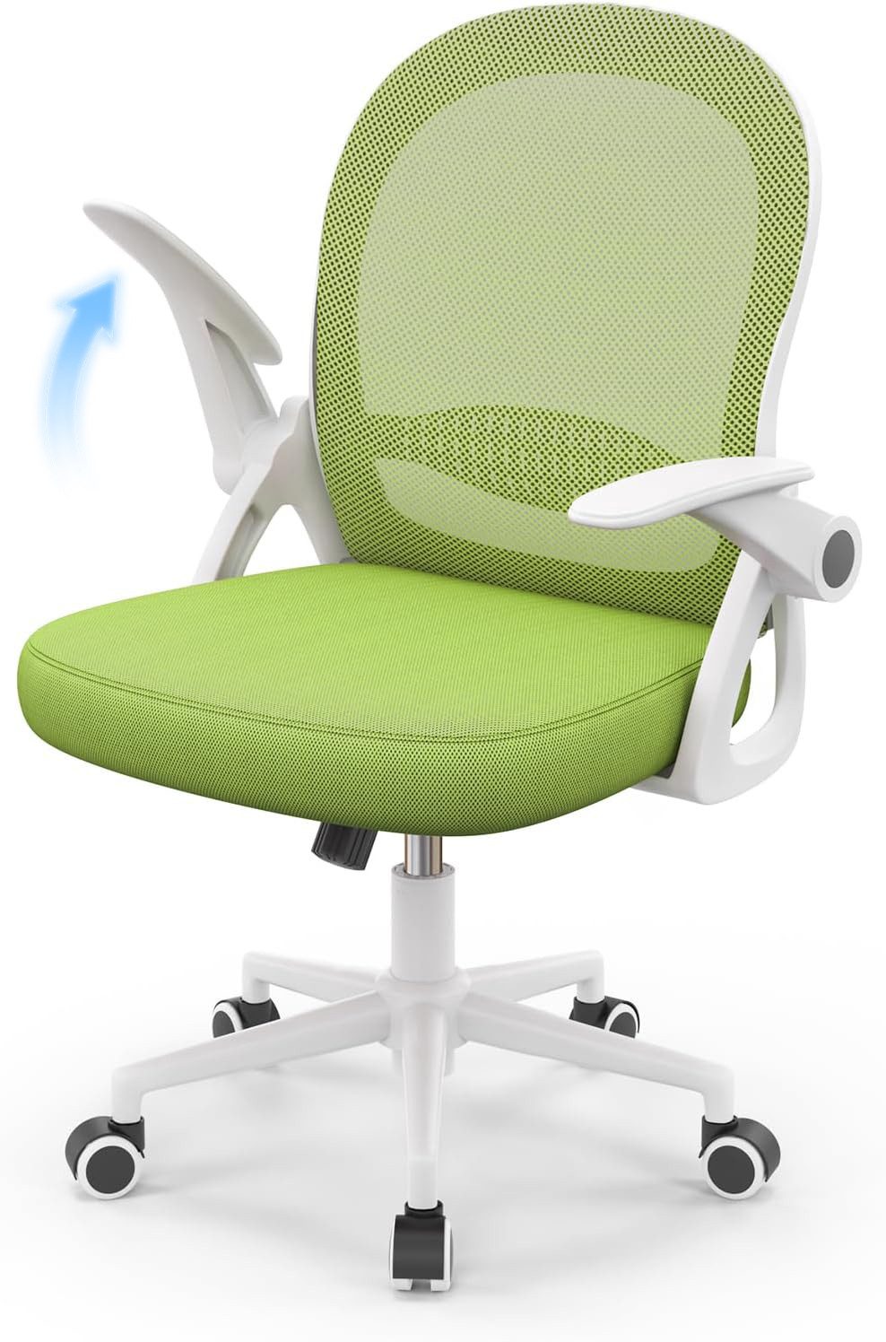 ZAISZE Bürostuhl Ergonomisch, Schreibtischstuhl mit Atmungsaktiver Rückenlehne (Chefsessel aus Mesh, Drehstuhl 360°, Verstellbarer Armlehnen, Höhenverstellbar), Einstellbarer für maximale Bewegungsfreiheit