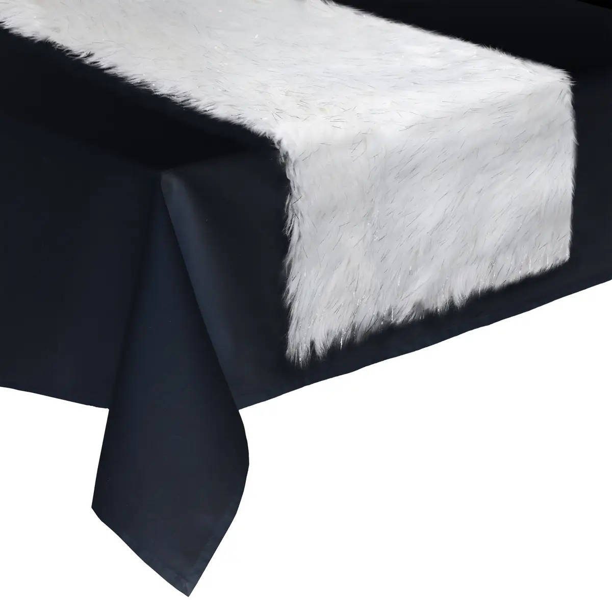 Atmosphera Créateur d'intérieur Tischdecke Tischläufer Kunstfell, 45 x 150 cm (Tischdecken 1-tlg)