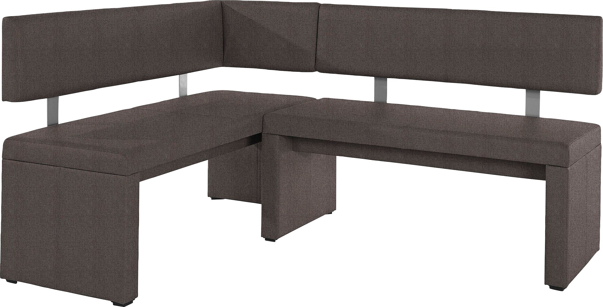 Home affaire Eckbank "Charissa" in 3 Größen, verschiedene Qualitäten günstig online kaufen