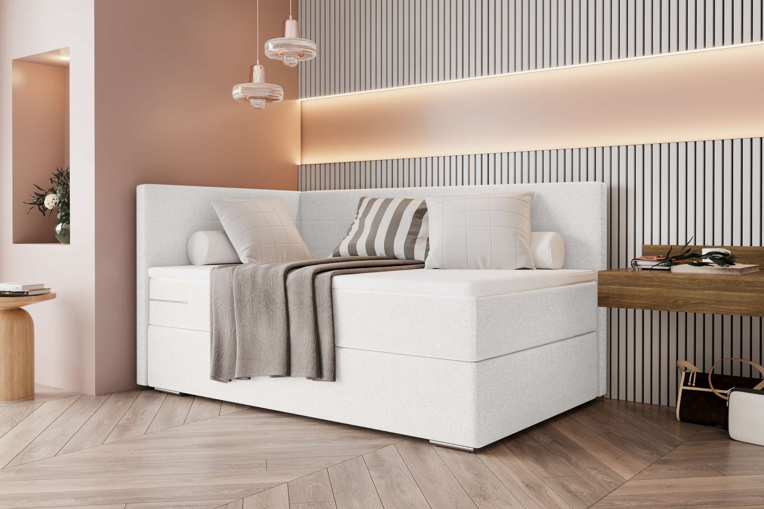 99rooms Boxspringbett Phönix Mini Plus (Schlafzimmerbett, günstig online kaufen