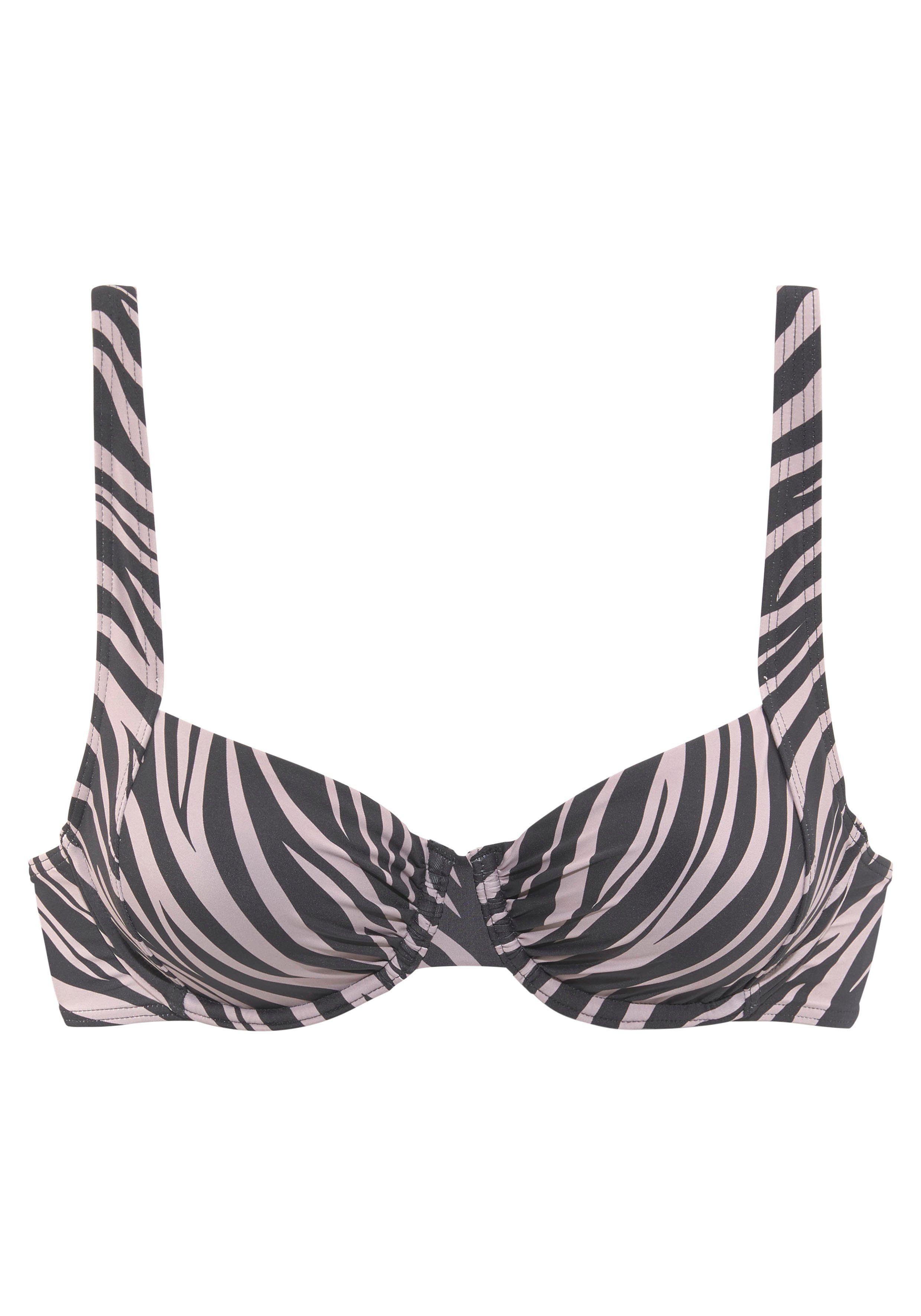 LASCANA Bügel-Bikini-Top Kaa, im Animal-Design günstig online kaufen