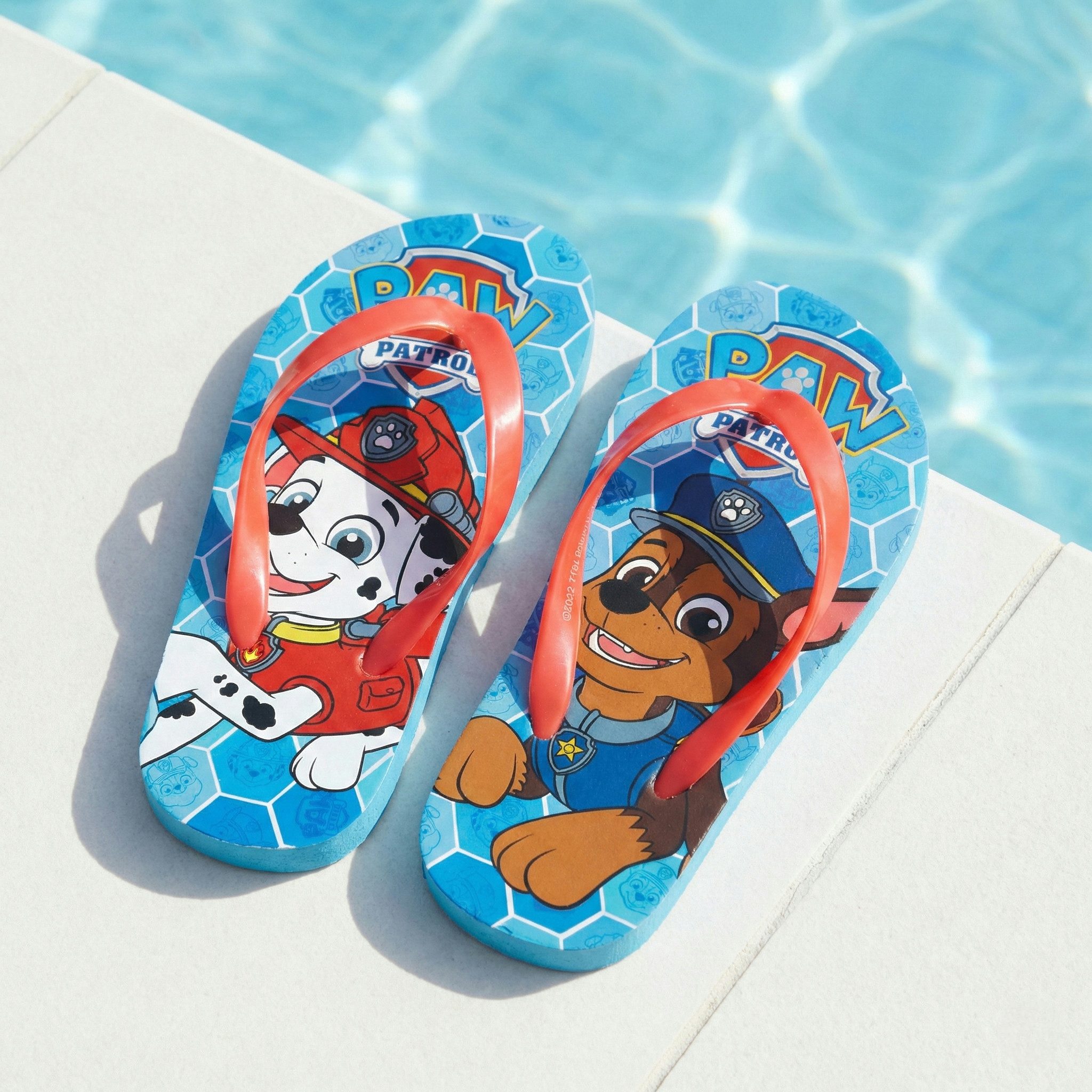 PAW PATROL Paw Patrol Chase Kinder Flip Flops Sandalen Latschen Zehentrenner