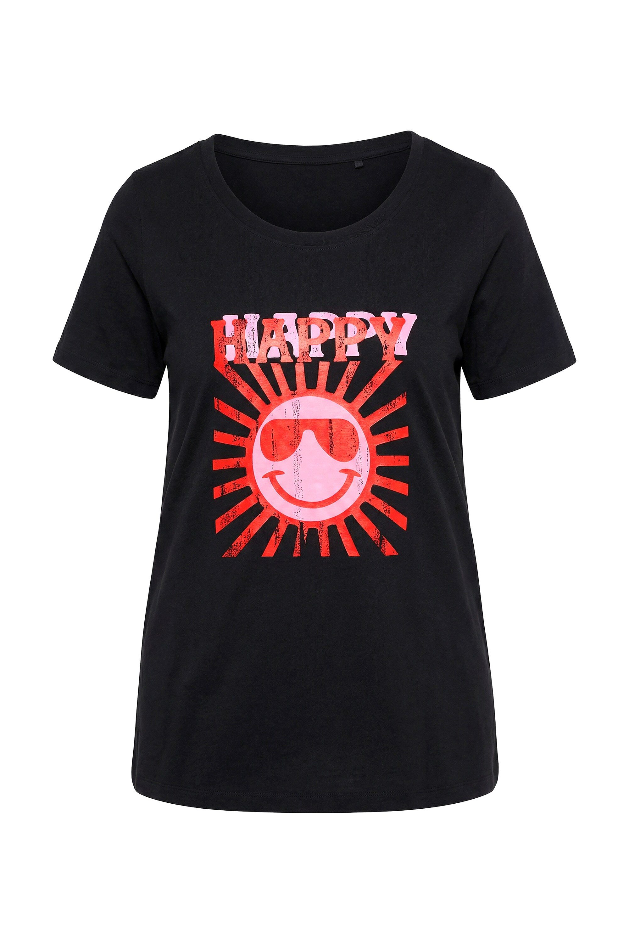 T-Shirt T-Shirt bequeme Passform Happy Sun
