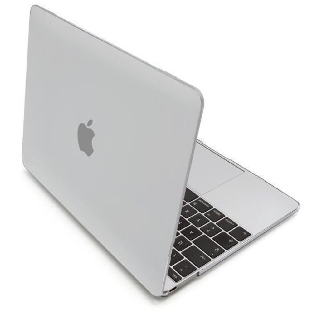 MyGadget Laptop-Hülle Hülle Hardcase [Matt] Schutzhülle Hartschale Cover,  MyGadget Hülle [ Matt ] für Apple MacBook 12 Zoll Retina - ab 2015 - (Model  : A1534) - Schutzhülle Cover - Transparent