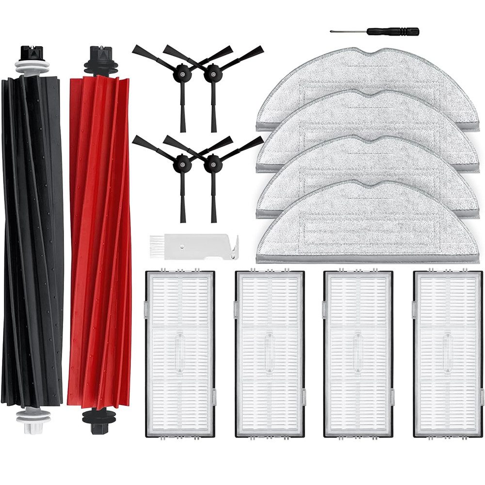 Staubsaugerdüsen-Set Ersatzteile Kompatibel mit Roborock S8 / S8+ / S8 Plus Staubsauger