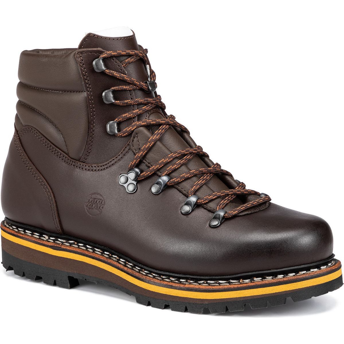 Hanwag Grünten Hikingschuh Vielseitiger Herrenschuh aus Leder mit wärmendem Futter und Vibram®