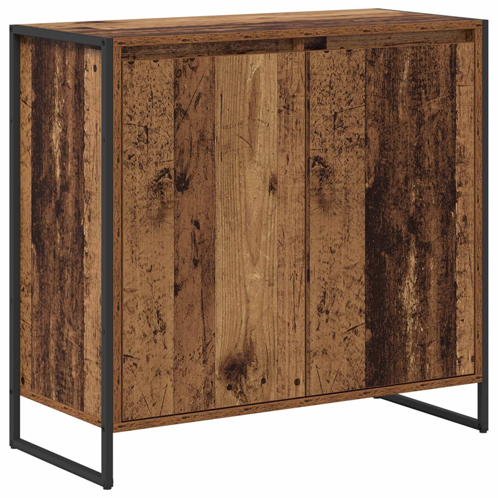 Sideboard Seitenschrank Altholz 79 x 36 x 75 cm Holzwerkstoff