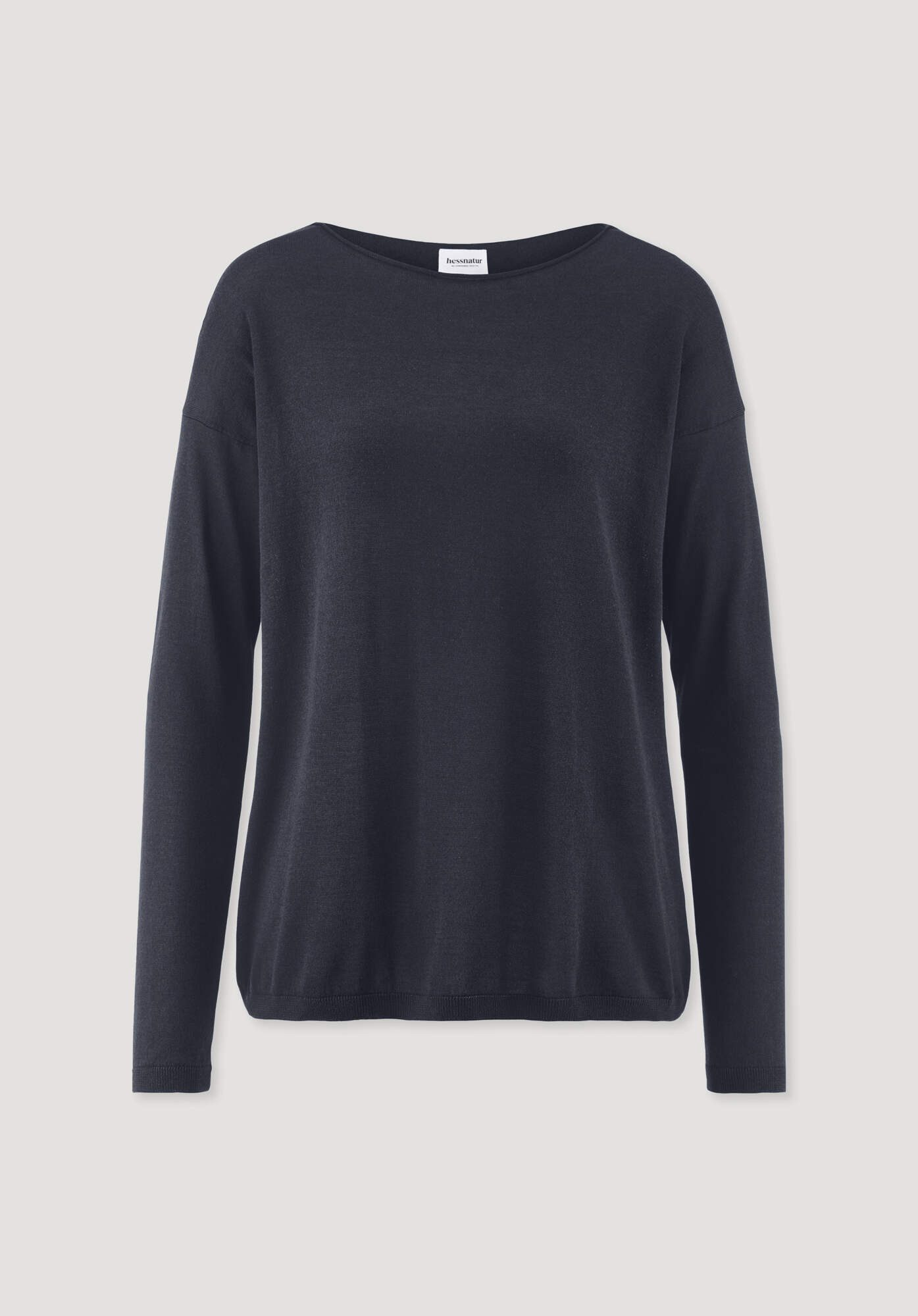 Hessnatur Strickpullover Oversize aus TENCEL™ Lyocell mit Bio-Baumwolle (1-tlg)