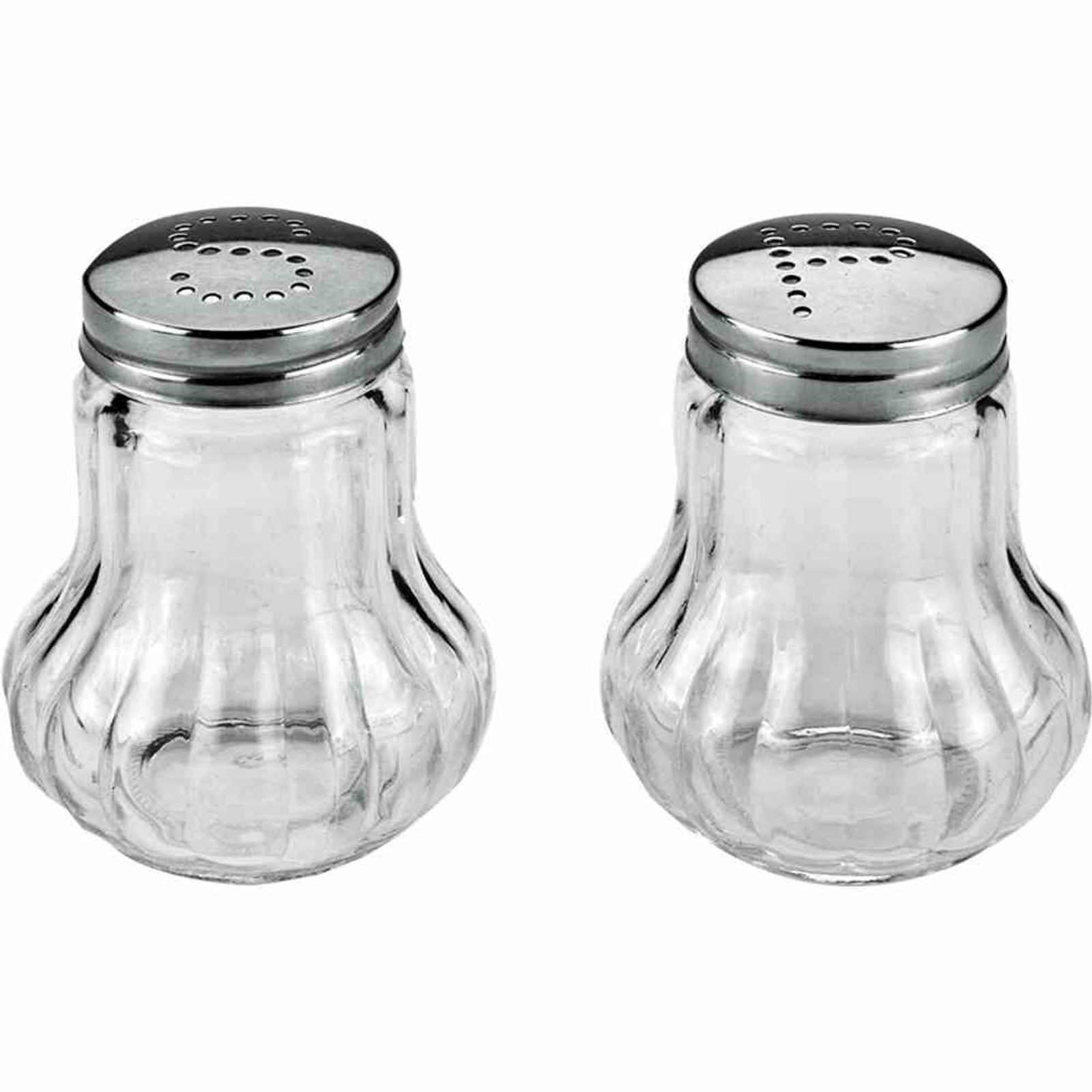 Metaltex Salz- / Pfefferstreuer Salz-/Pfefferstreuer-Set 7 cm Glas/Edelstahldeckel