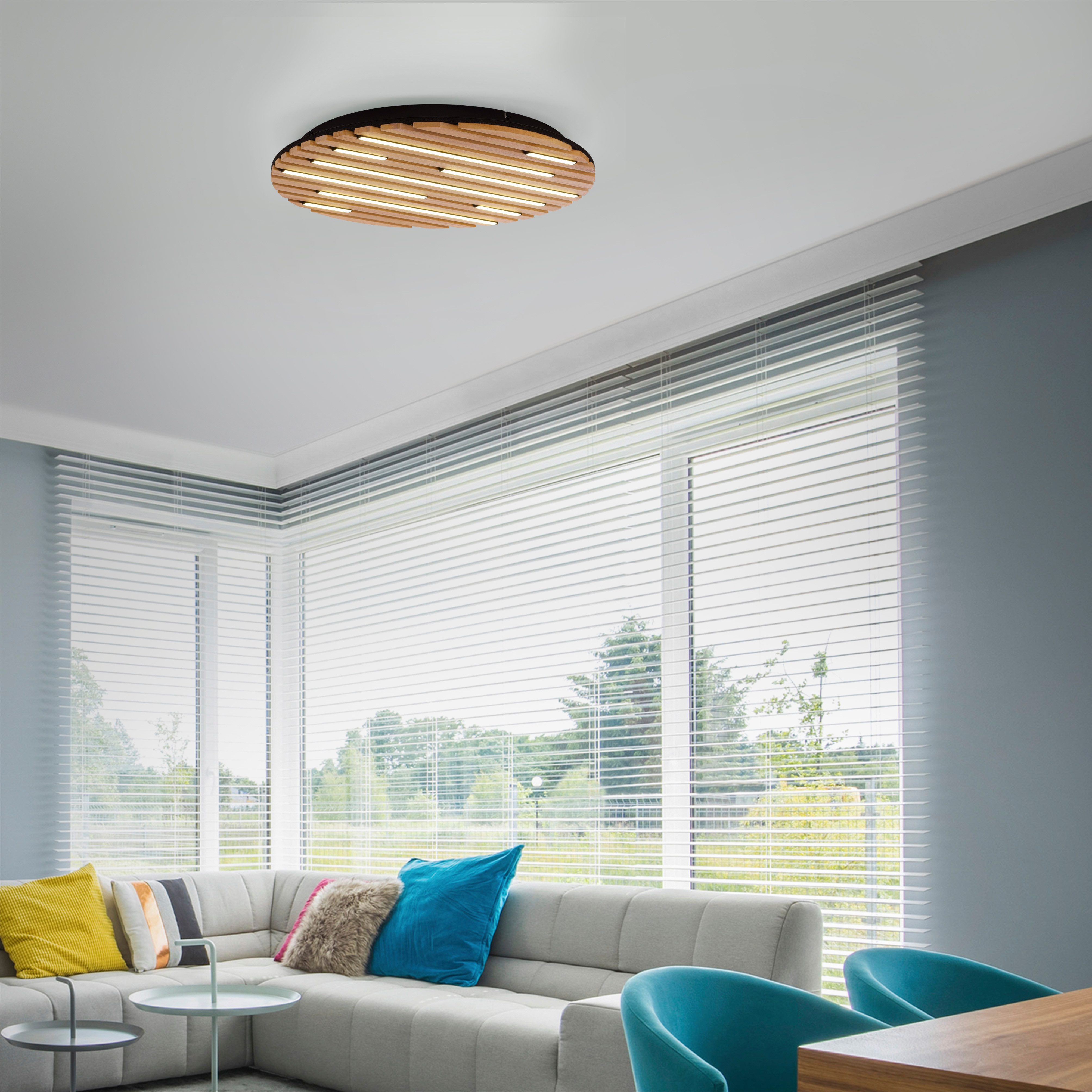 Neuhaus Q SMART HOME LIGHTS LED Wandleuchte Q-AKUSTIK, Smart Home, LED fest integriert, warmweiß - kaltweiß