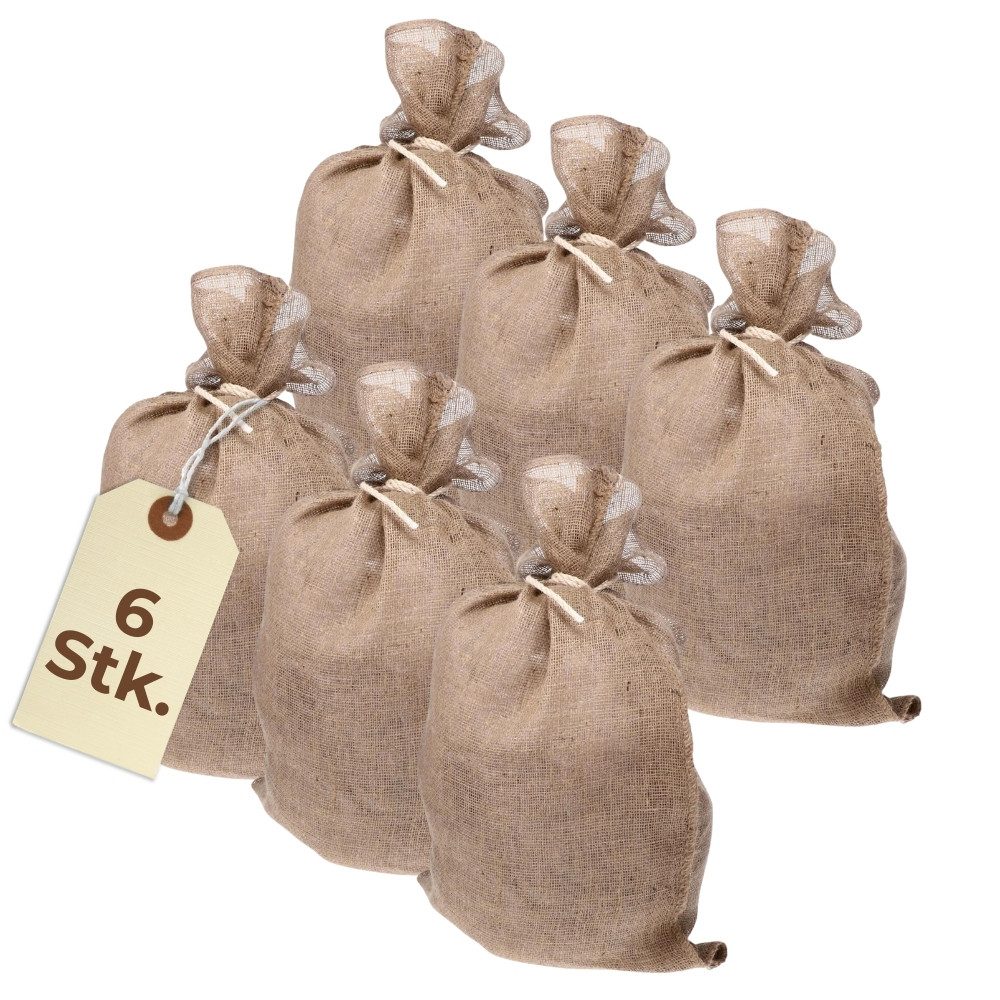 GarPet Gartensack Jutesack Kartoffelsack Winterschutz Pflanz Sack Frostschutz Pflanzen, (6-tlg)