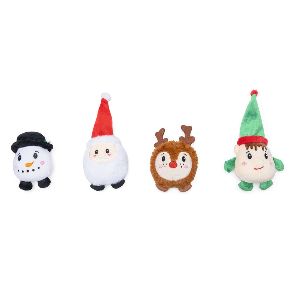 Beeztees Tierkuscheltier Beeztees Xmas Kuscheltier Figuren - 9 cm