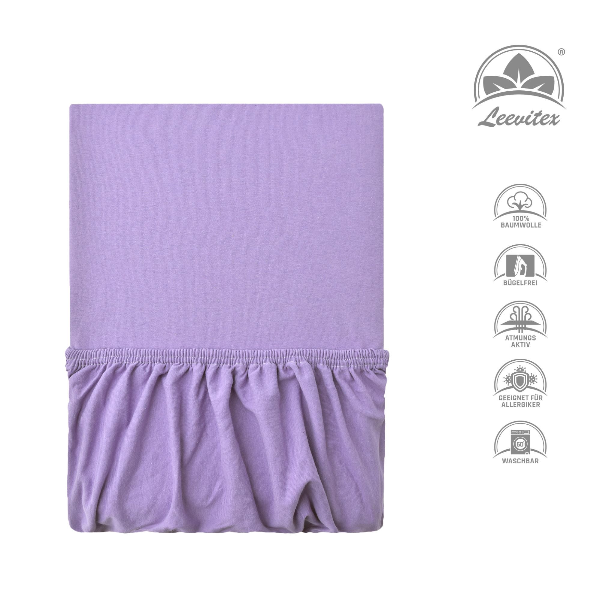 leevitex® Spannbettlaken Spannbettlaken Boxspringbett & Wasserbett Spannbet günstig online kaufen