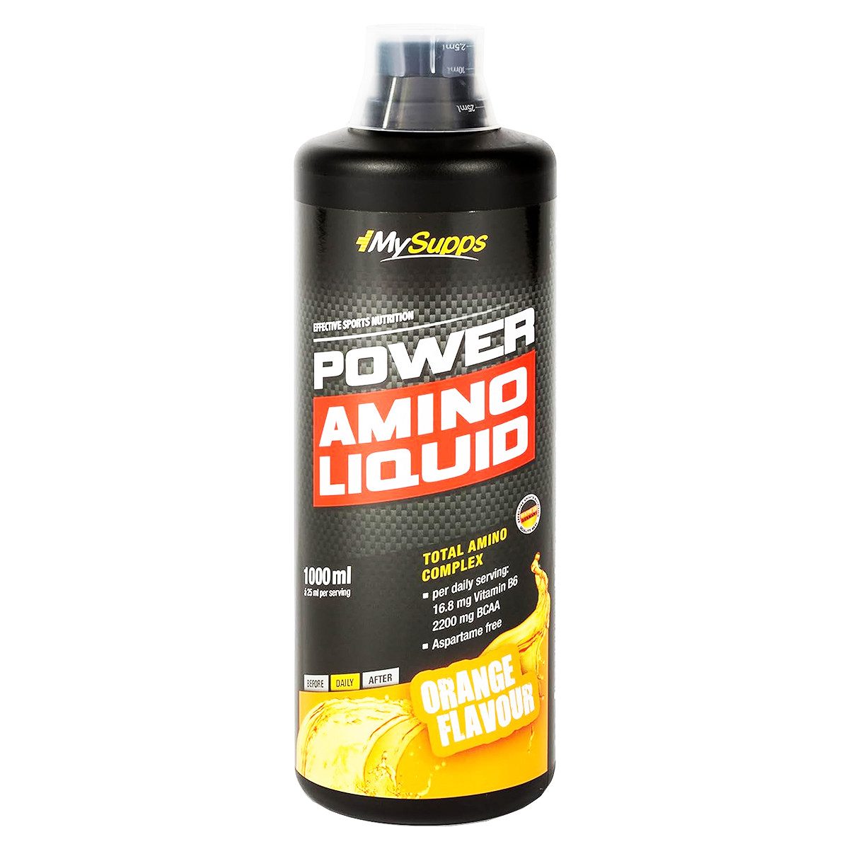 MySupps Power Amino Liquid 1000ml Sirup, 1000 ml