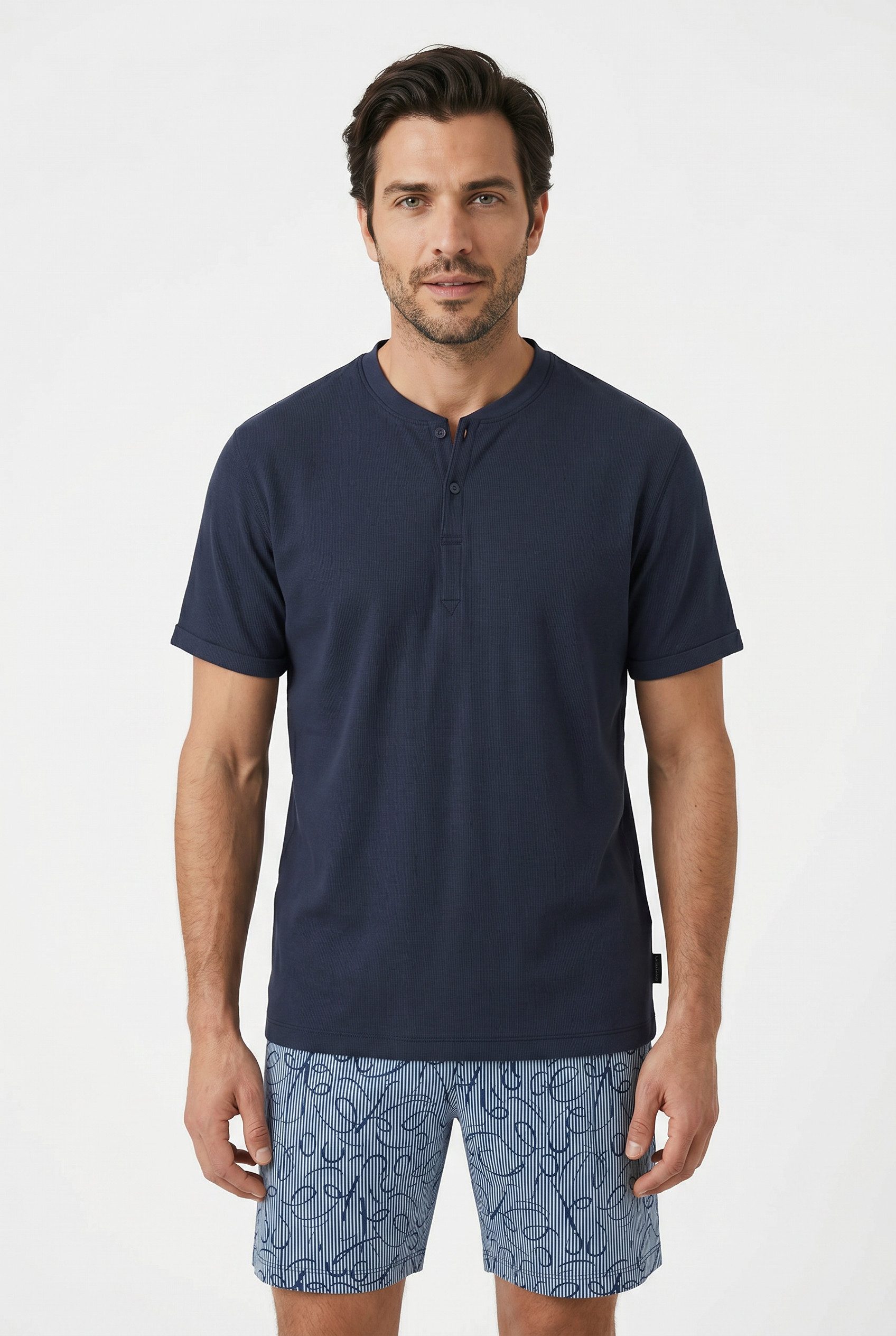 TOM TAILOR Shorty aus Baumwolle, Single Jersey, Sleepwear
