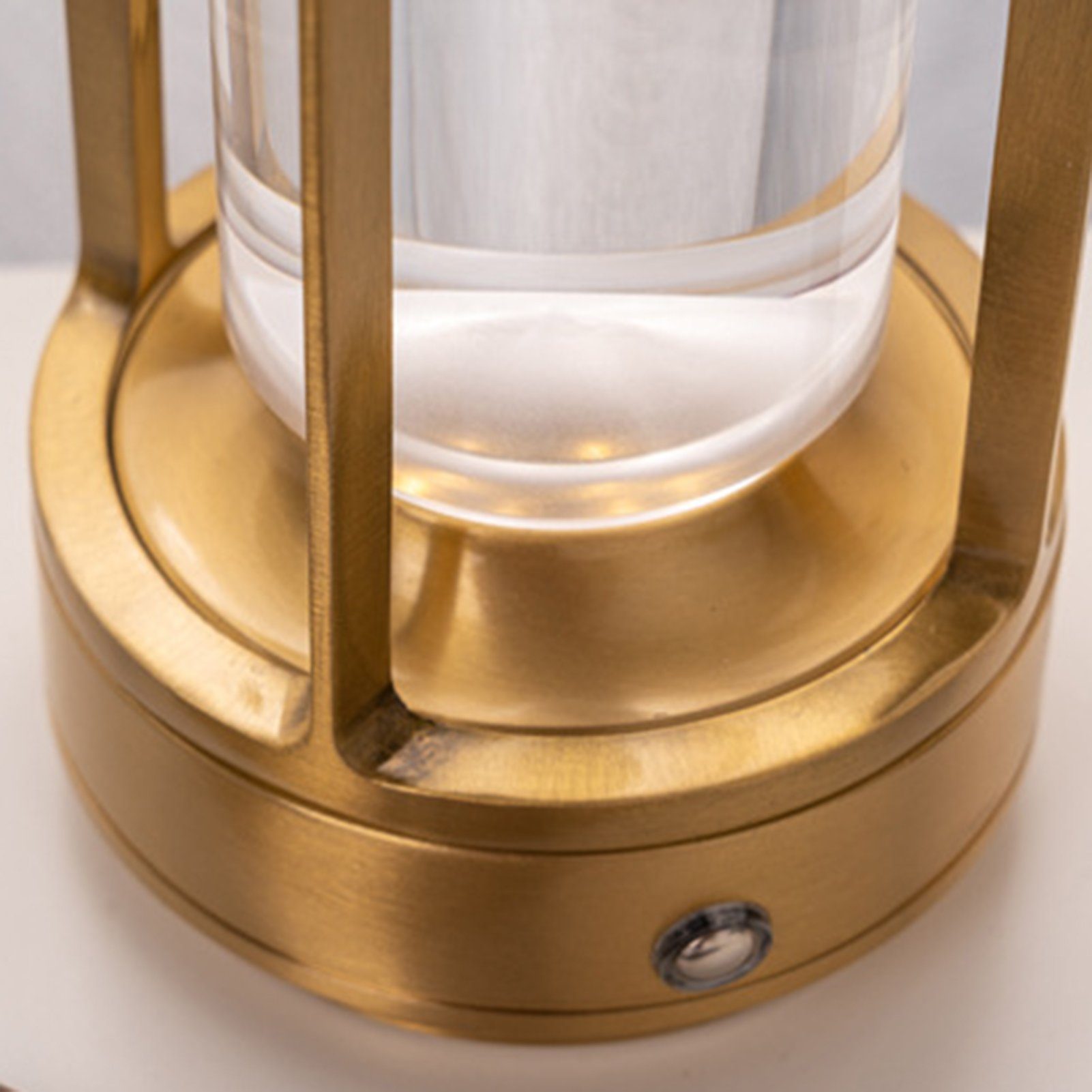 LED Heimdekoration Golden Lampion LED dreifarbiges Licht KristalllaterneTischlampe,Kristalllaternenlampe, Für Tischlampe, Einstellbares und Rutaqian Touch