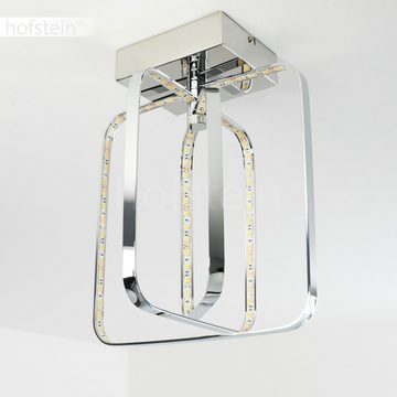 hofstein Deckenleuchte »Guttaia« Deckenlampe aus Metall in chrom, drehbaren Leuchtelementen, 3000 Kelvin, 32, 5 Watt, 1100 Lumen