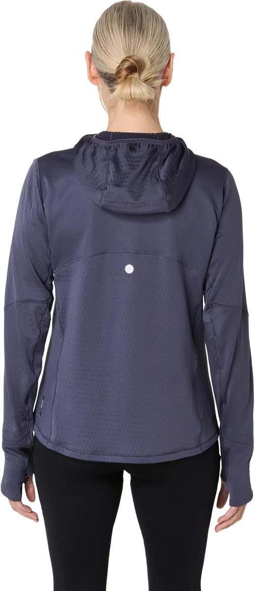 Asics Langarmshirt Asics Damen Langarmshirt Road Winter Hoodie