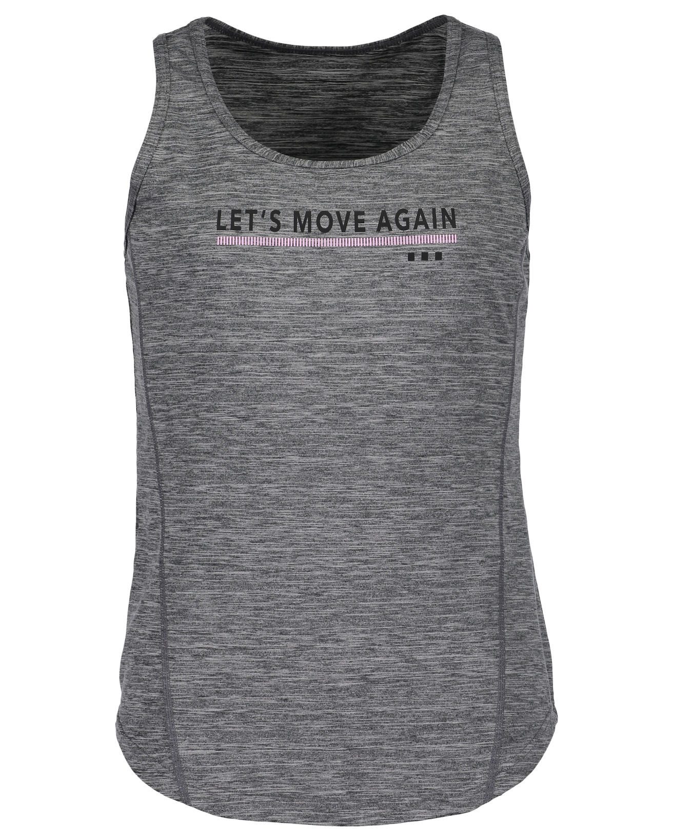 Blue Seven Muskelshirt Blue Seven Mädchen Sporttop Trägershirt Top T-Shirt LET'S MOVE AGAIN (1-tlg)