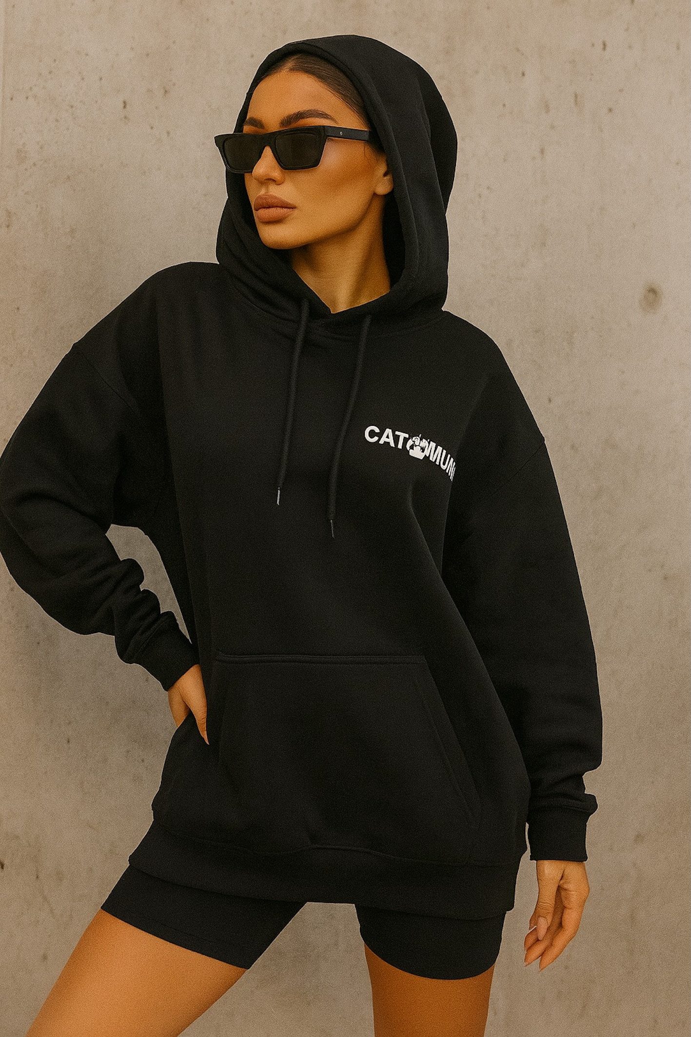 Worldclassca Hoodie Worldclassca Oversized CAT MUM günstig online kaufen
