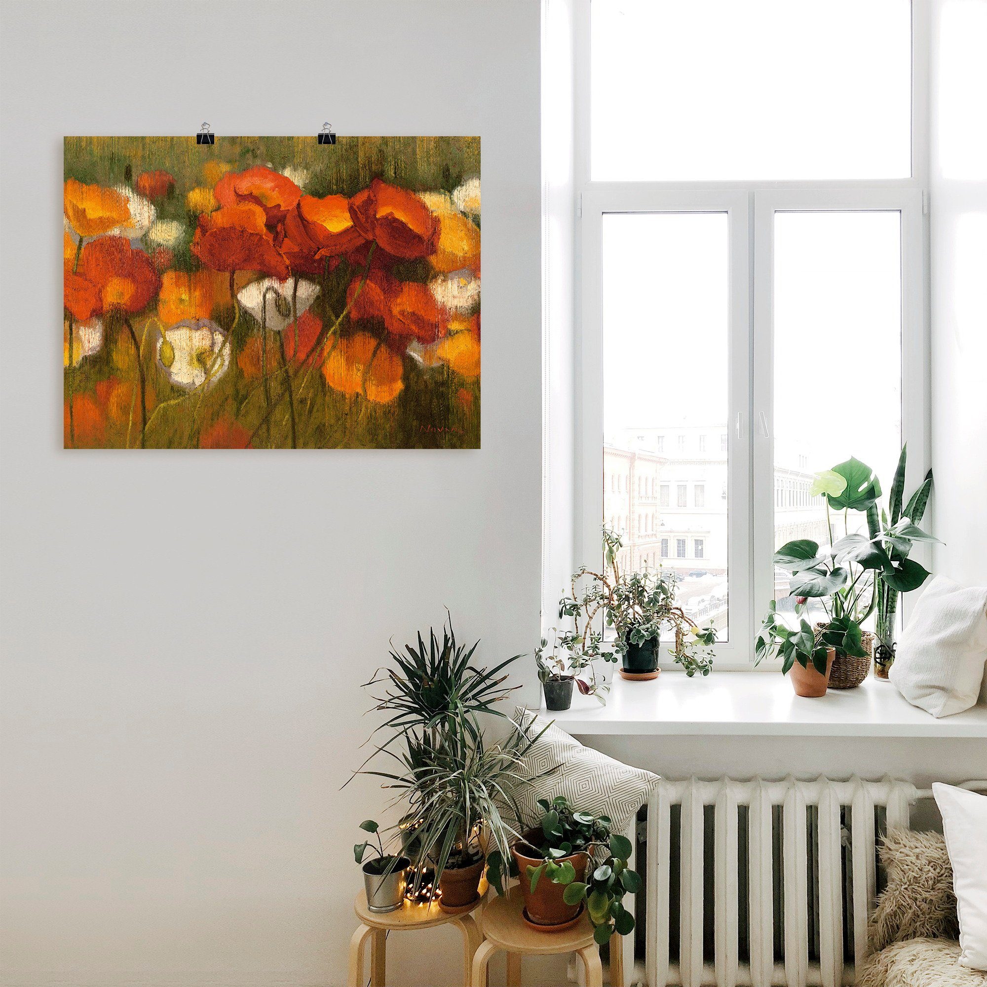 Artland Wandbild Das starke Rot II, günstig online kaufen