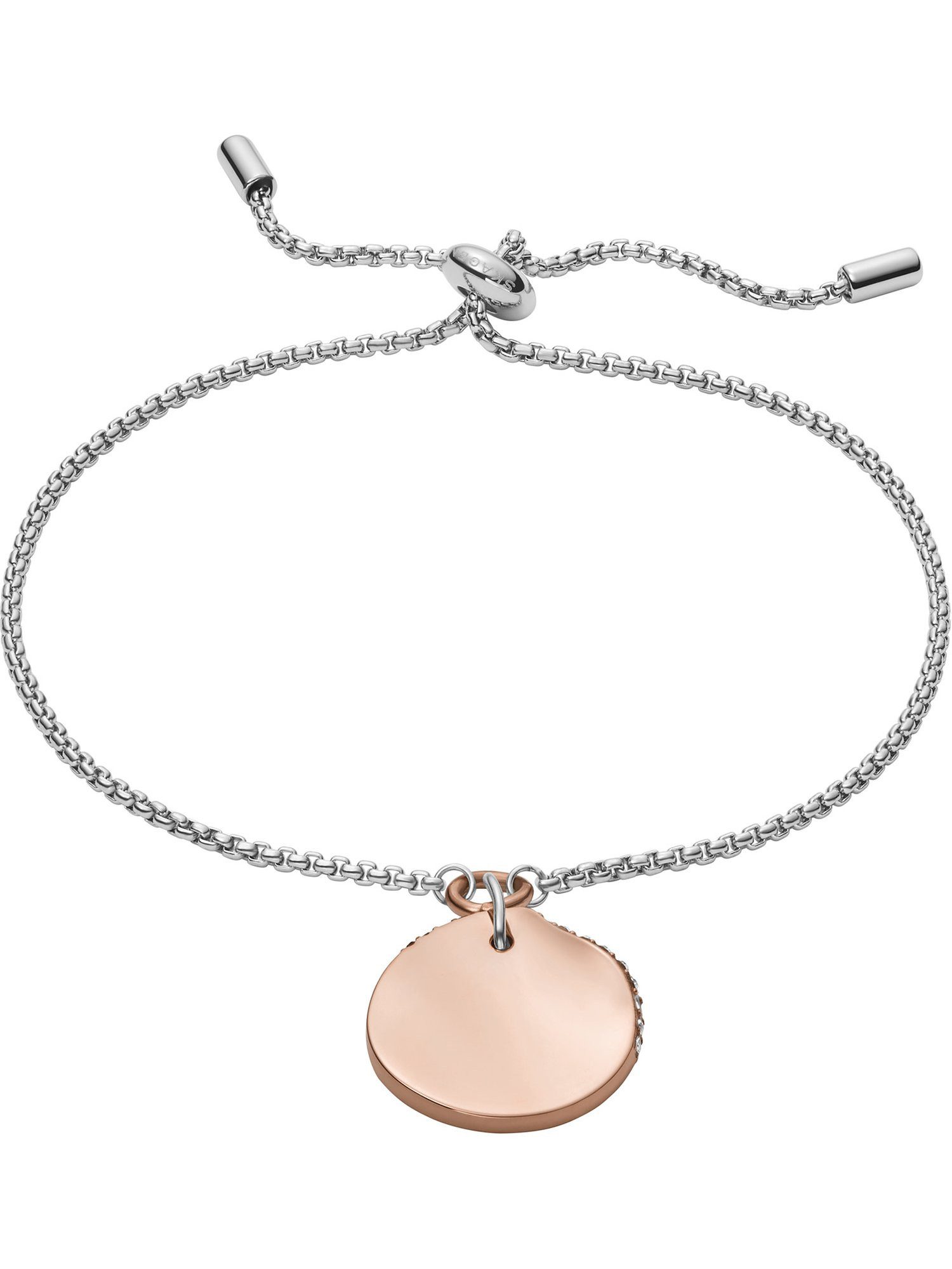 SKAGEN Edelstahlarmband Skagen Damen-Armband Edelstahl Glasstein