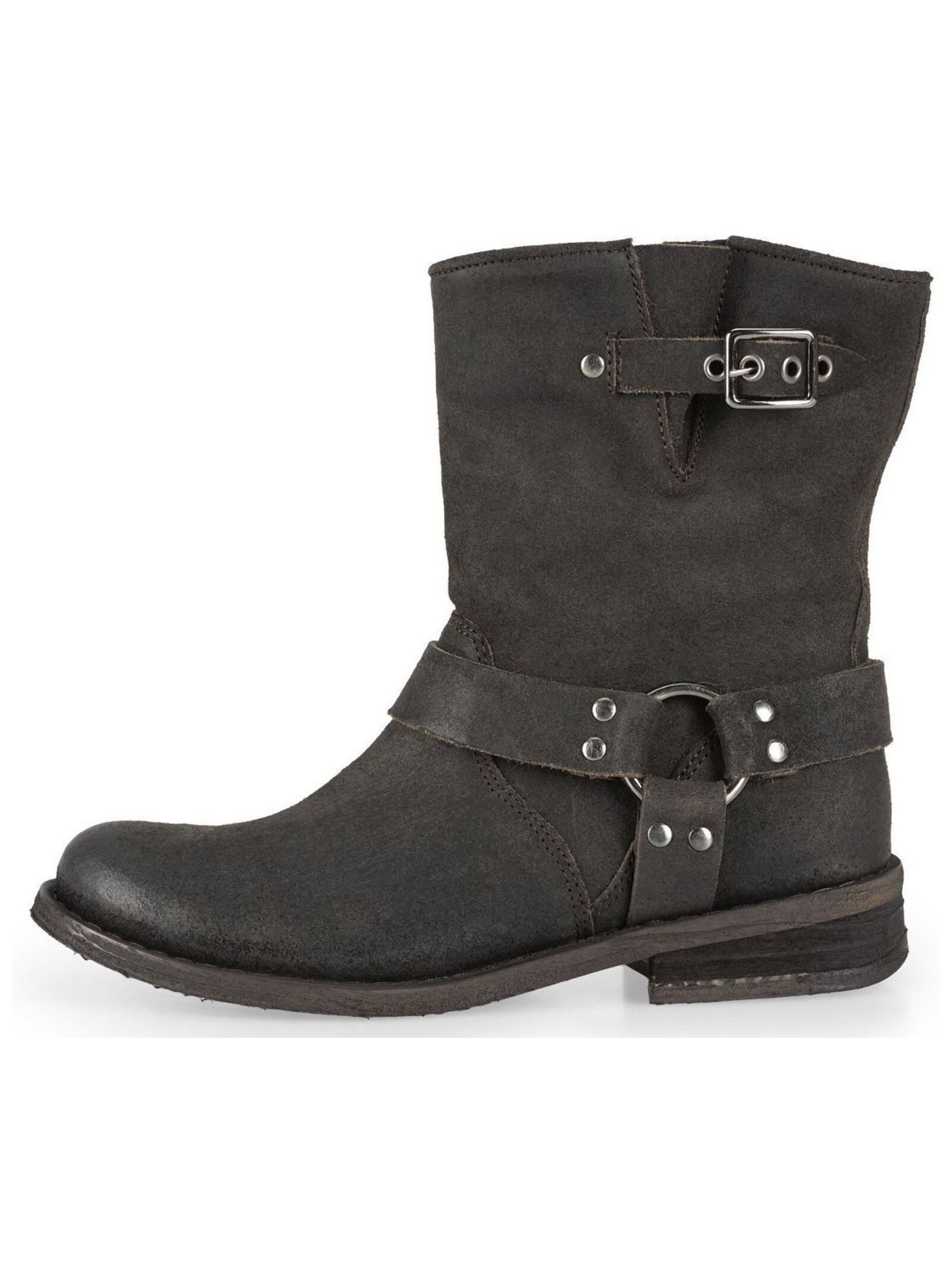 Felmini Stiefelette Veloursleder Stiefelette günstig online kaufen