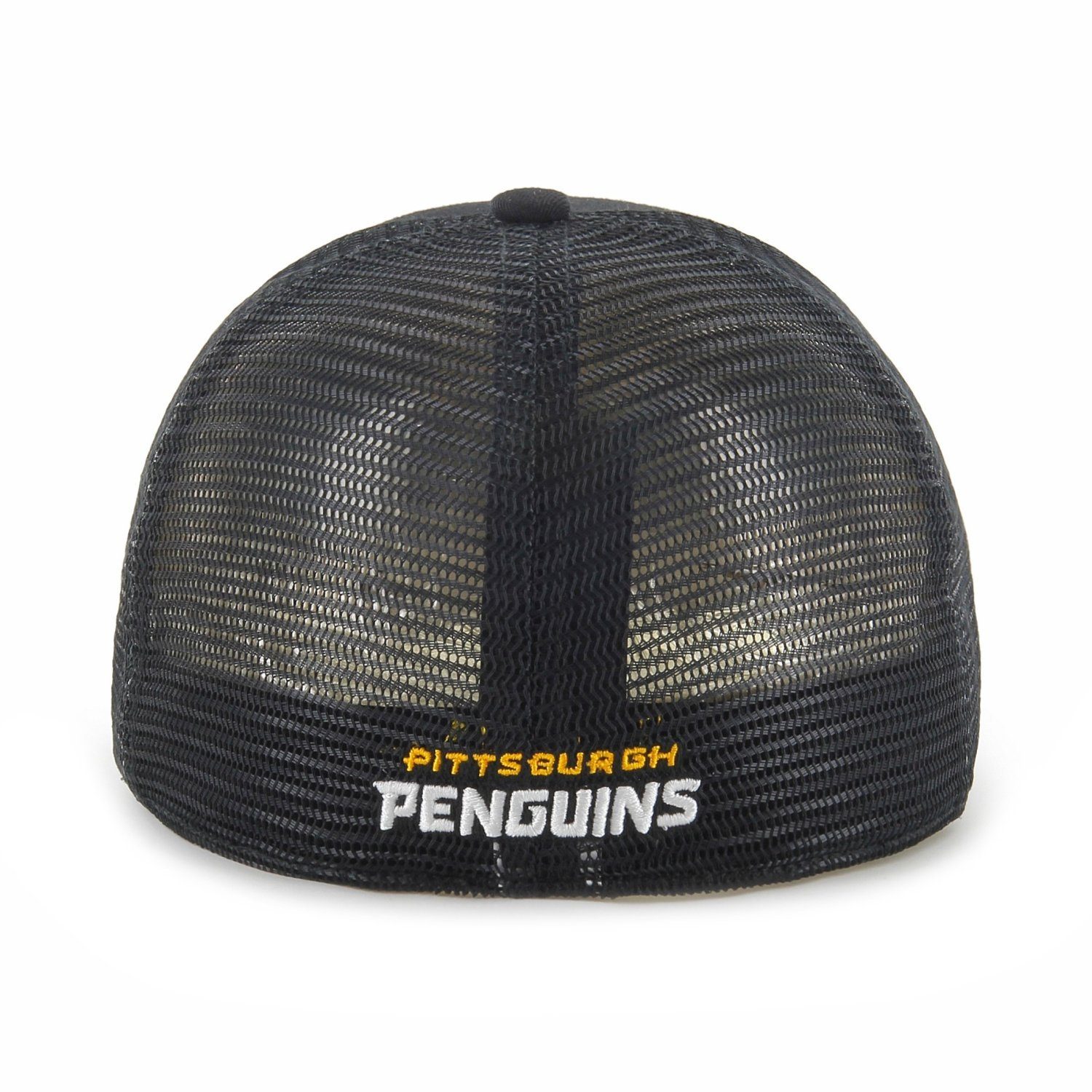 Penguins TROPHY Trucker Pittsburgh Brand Cap StretchFit '47