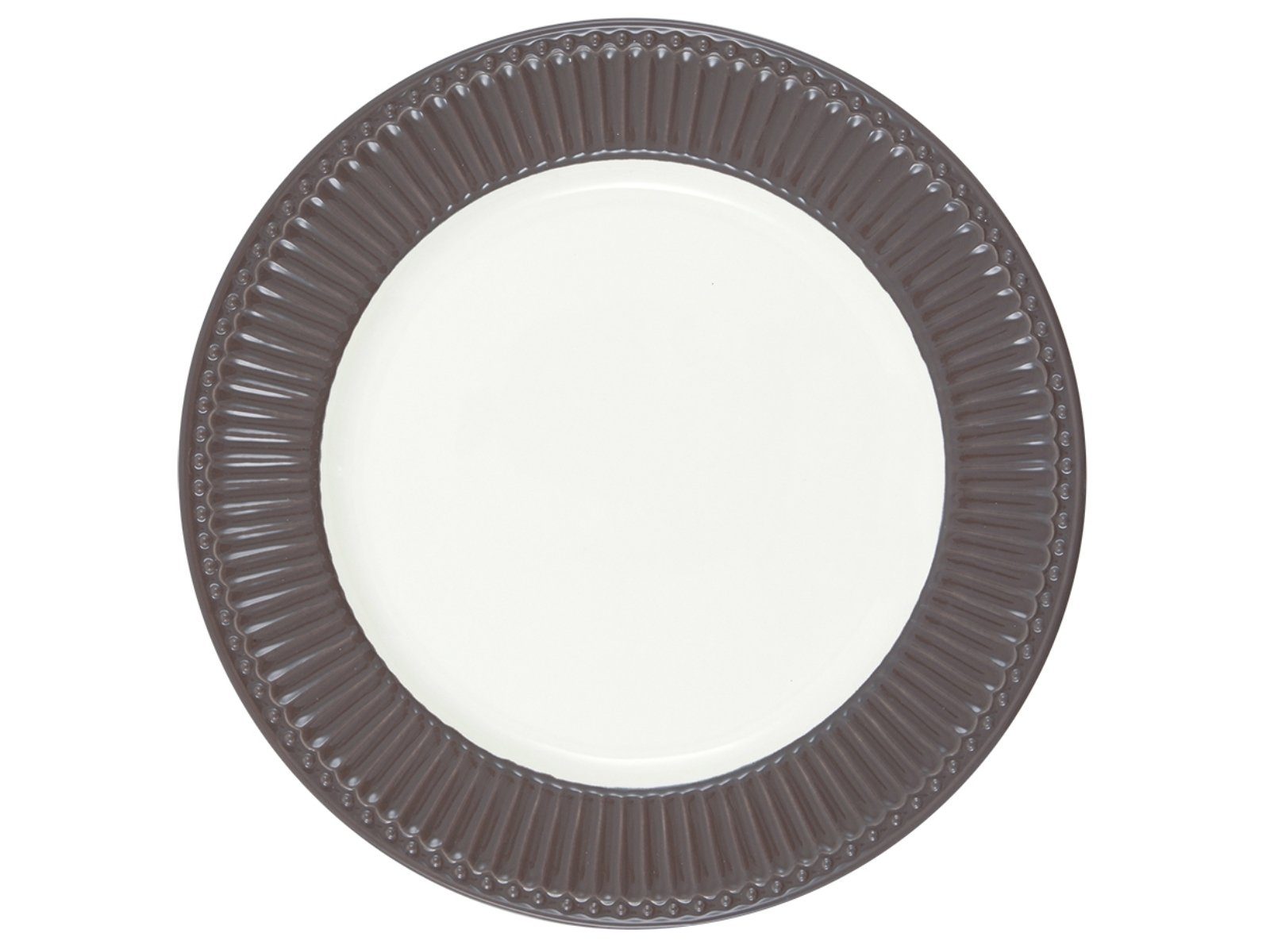 Greengate Speiseteller Alice Speiseteller dark chocolate 26,5 cm