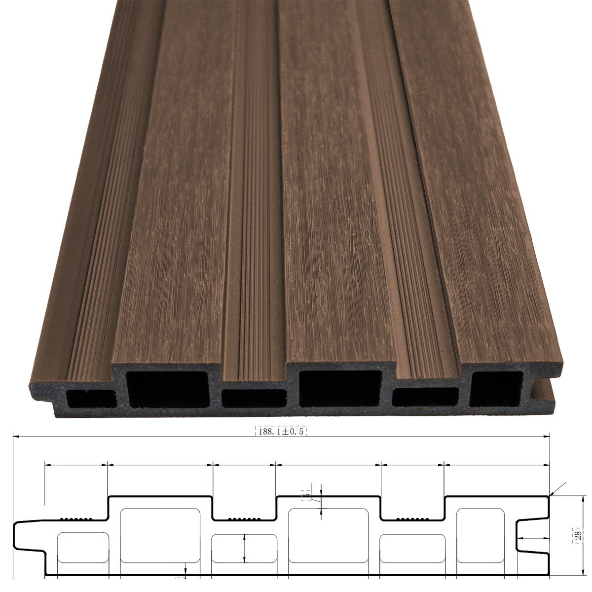 Weide Anlehncarport Weide WPC Holz Optik günstig online kaufen