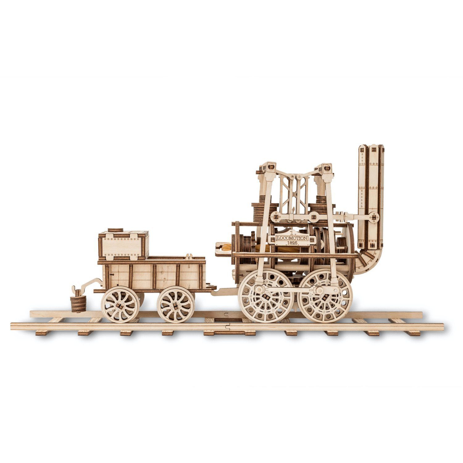 Eco Wood Art Puzzle Eco-Wood-Art Locomotion #1 Mechanisches Holzpuzzle, 325 Puzzleteile