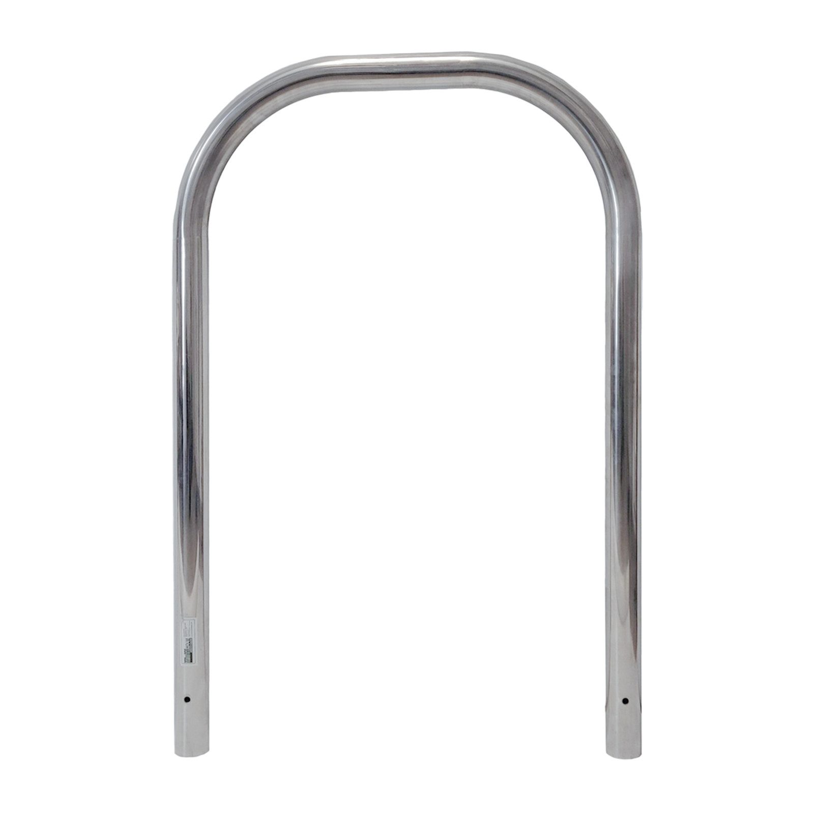 TRUTZHOLM Fahrradständer Fahrradanlehnbügel 116x74 cm Edelstahl Ø 60 mm Fahrradständer Parker, zum Einbetonieren,Typ U,grau