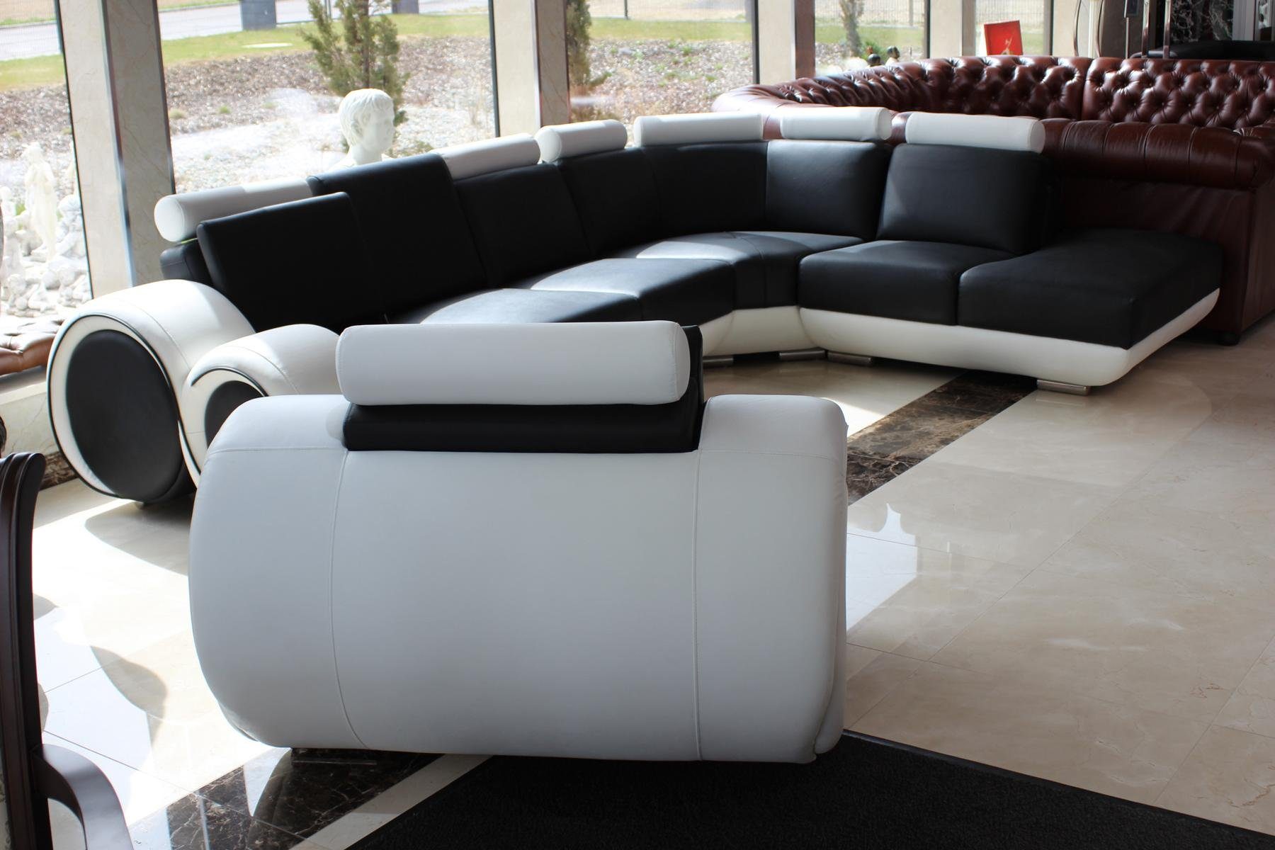 L-Form Ecksofa JVmoebel Wohnlandschaft Lieferbar Sessel Sofa Set Modern Sofort
