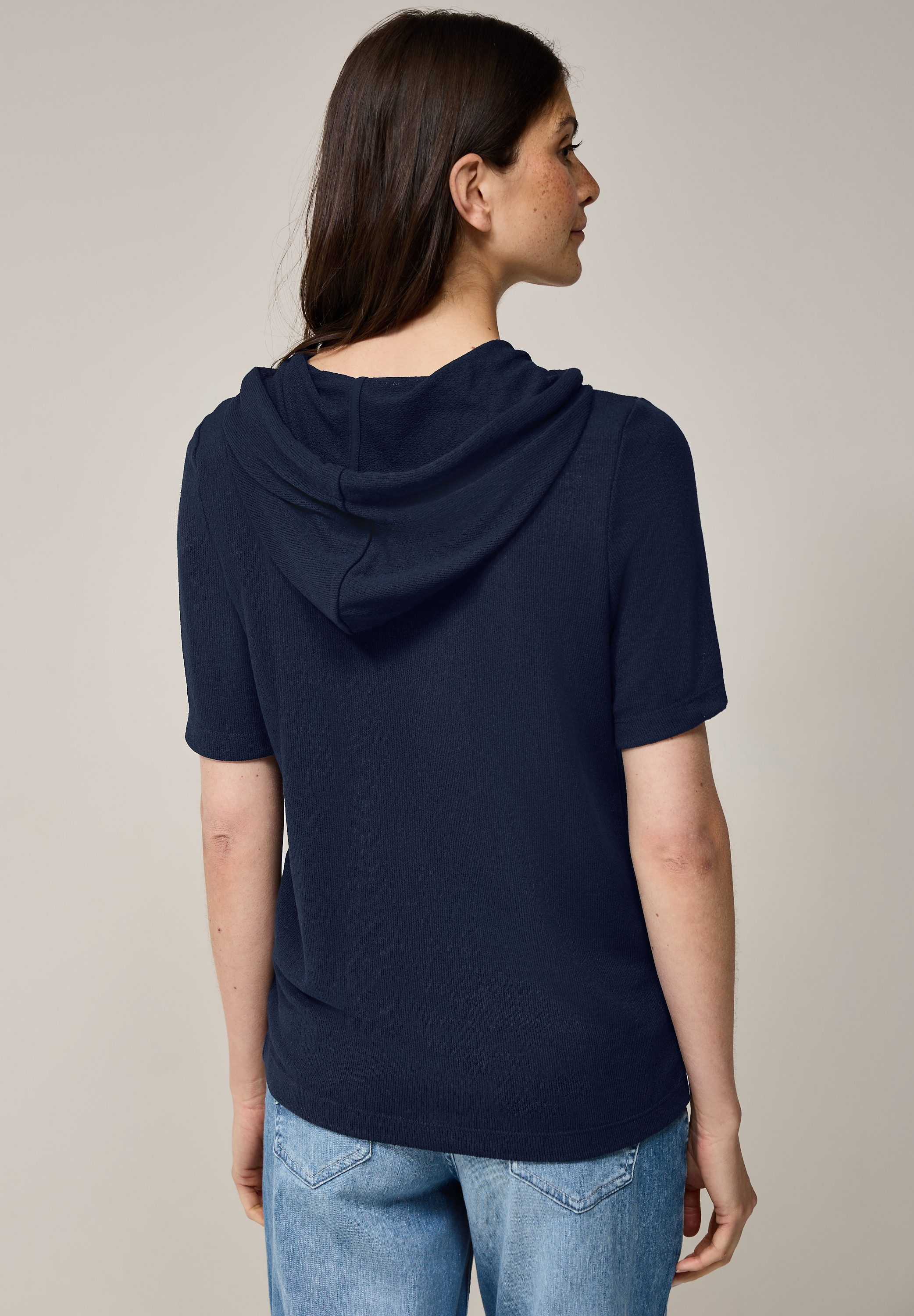 CECIL Kapuzenshirt mit feiner Struktur günstig online kaufen