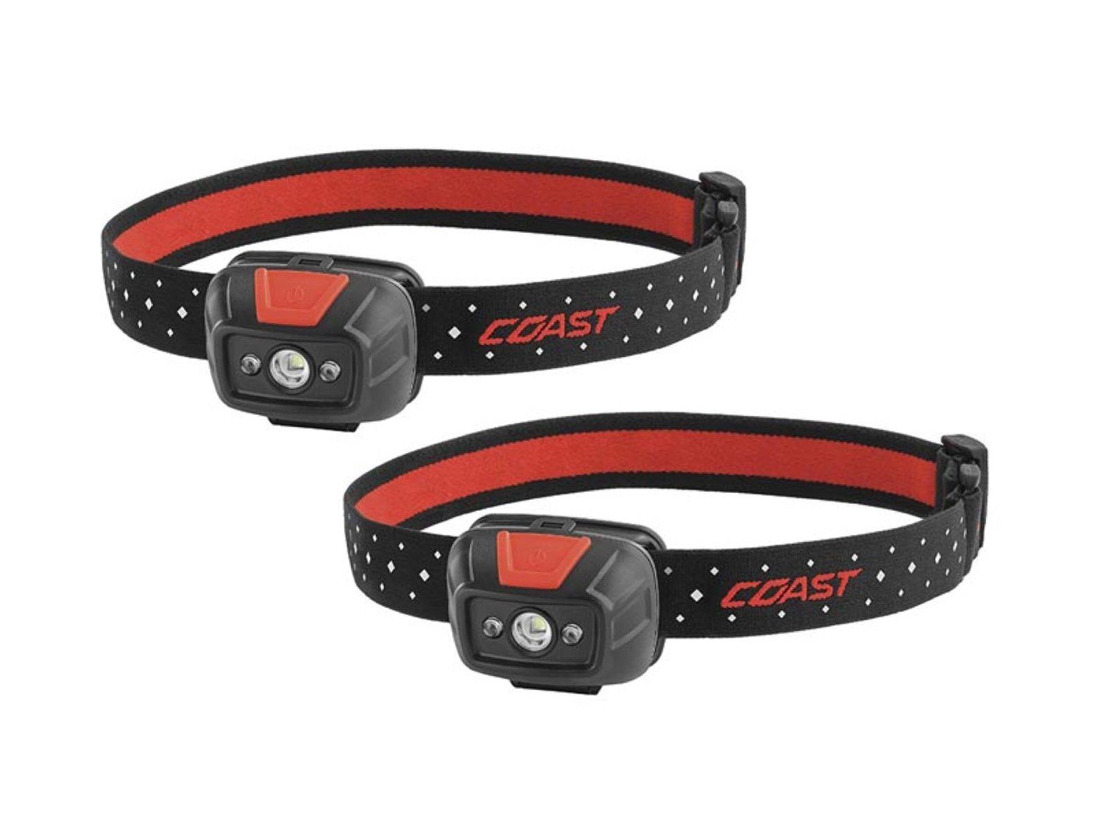 coast LED Stirnlampe, 2er SET zum Joggen dimmbare Kopflampe extra helle Lauflampe Outdoor
