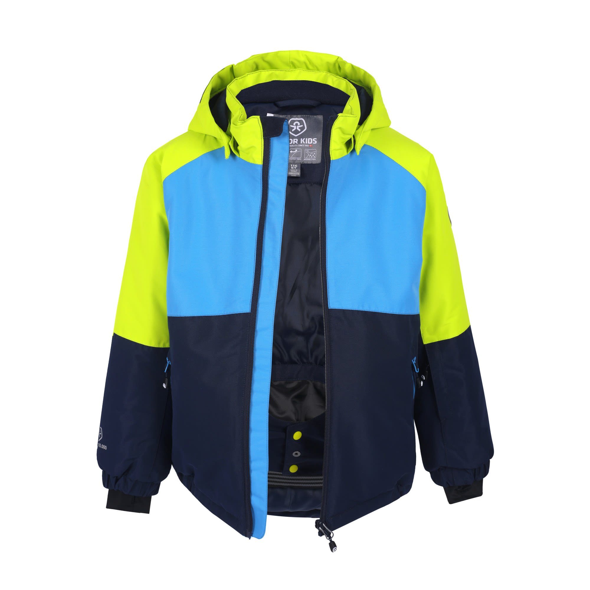 COLOR KIDS Anorak Color Kids Kids Ski Jacket Colorblock 1 Kinder Blue