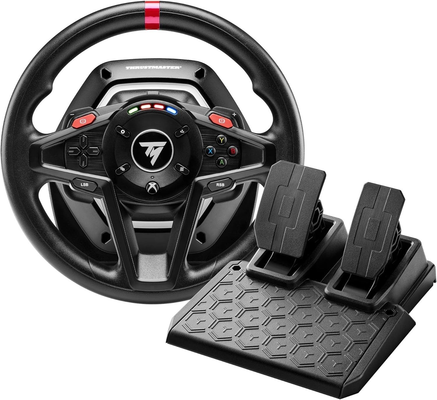 Thrustmaster T128 SimTask Pack, Farming & LKW Truck Simulation PC & Xbox & PS5 Gaming-Lenkrad (Pedalset)