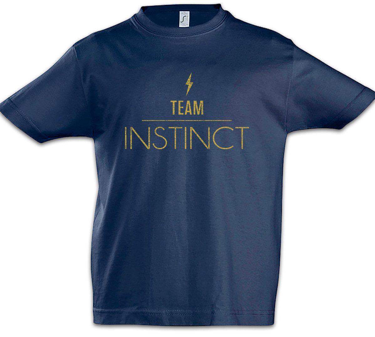 Print-Shirt Team Instinct Kinder T-Shirt Fun Geek Nerd Instinkt Teamplayer Gamer