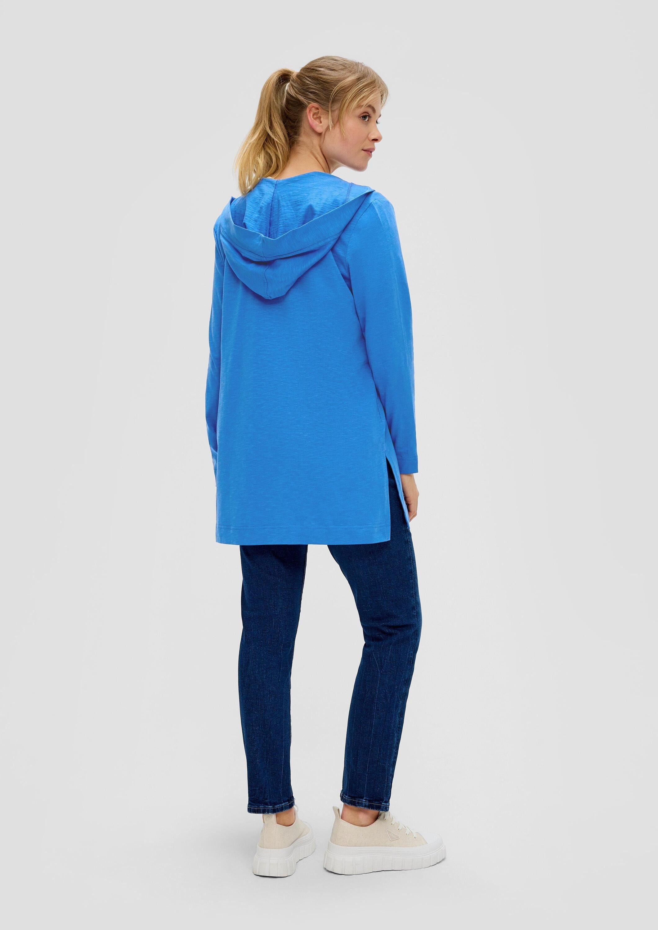 s.Oliver Cardigan T-Shirt Sweatjacke mit Kapuze