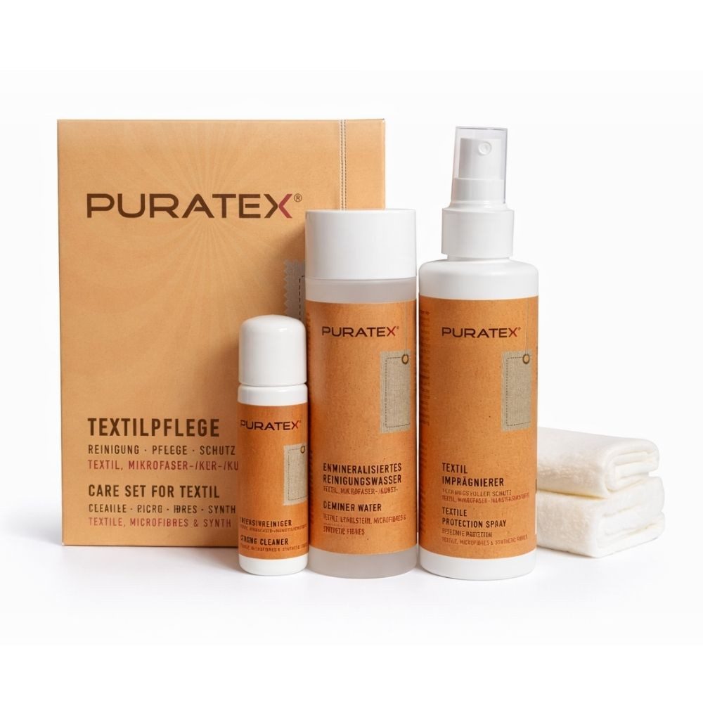 LCK PURATEX® Textilpflege-Set 5-tlg. für textile Stoffe & Mikrofaser Möbelreiniger (für textile Stoffe & Mikrofaser)