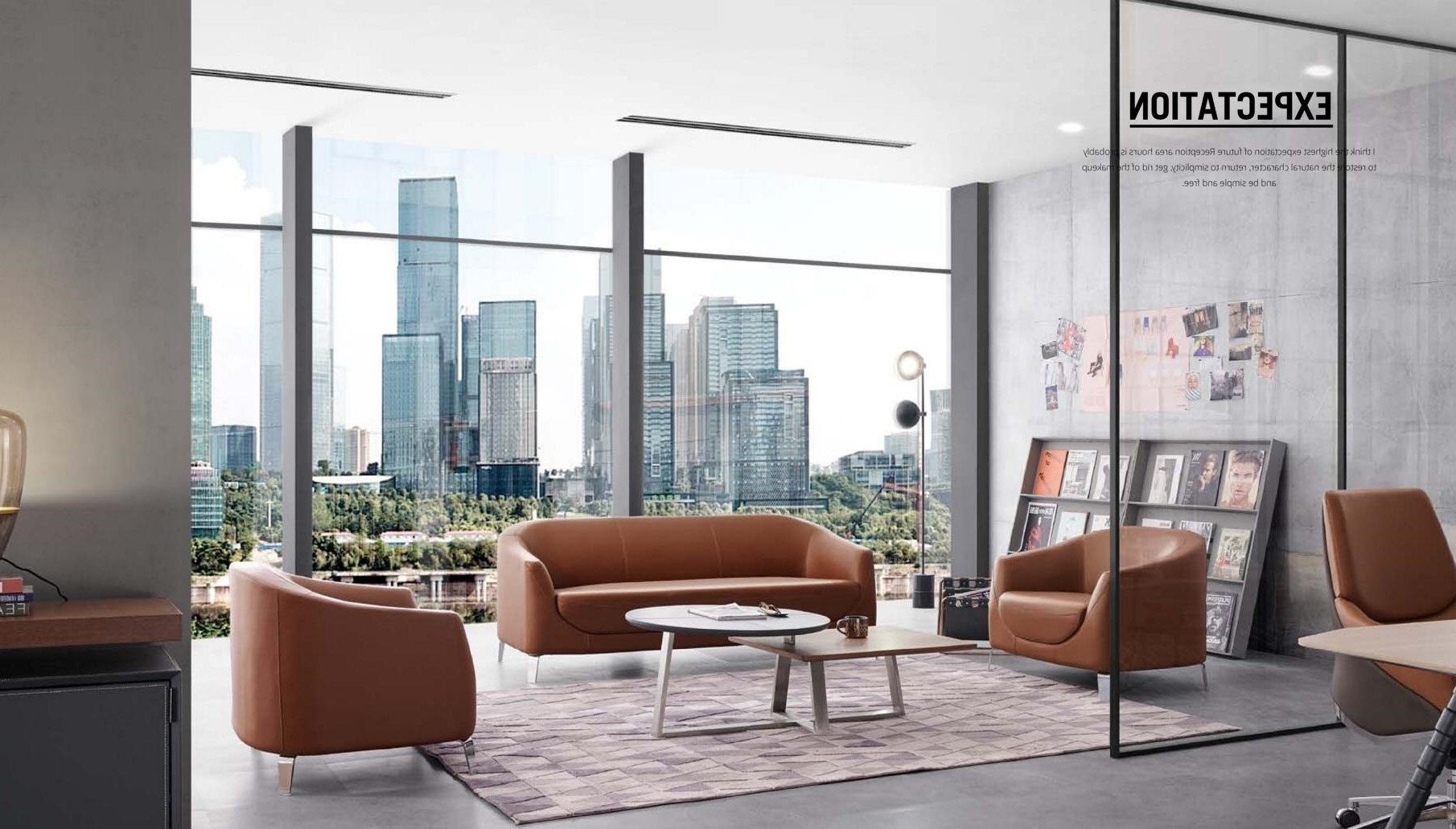 Sofa Elegantes Kunstledersofa für Wohnzimmer