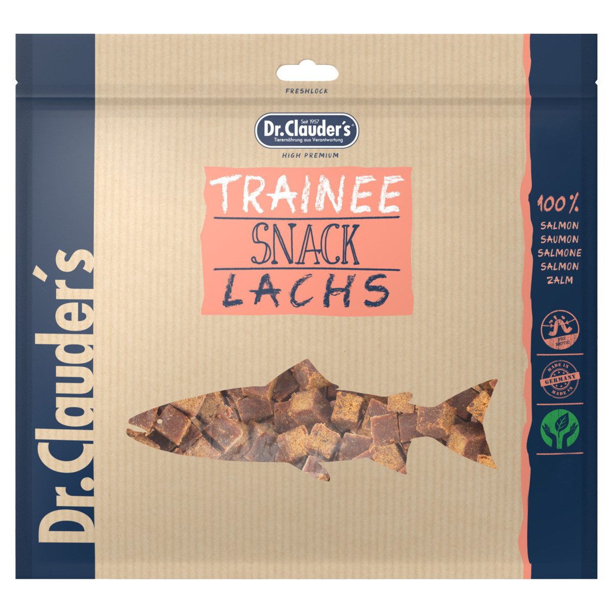 Dr. Clauder's Trainee Snack Lachs 500 g, für: Hund