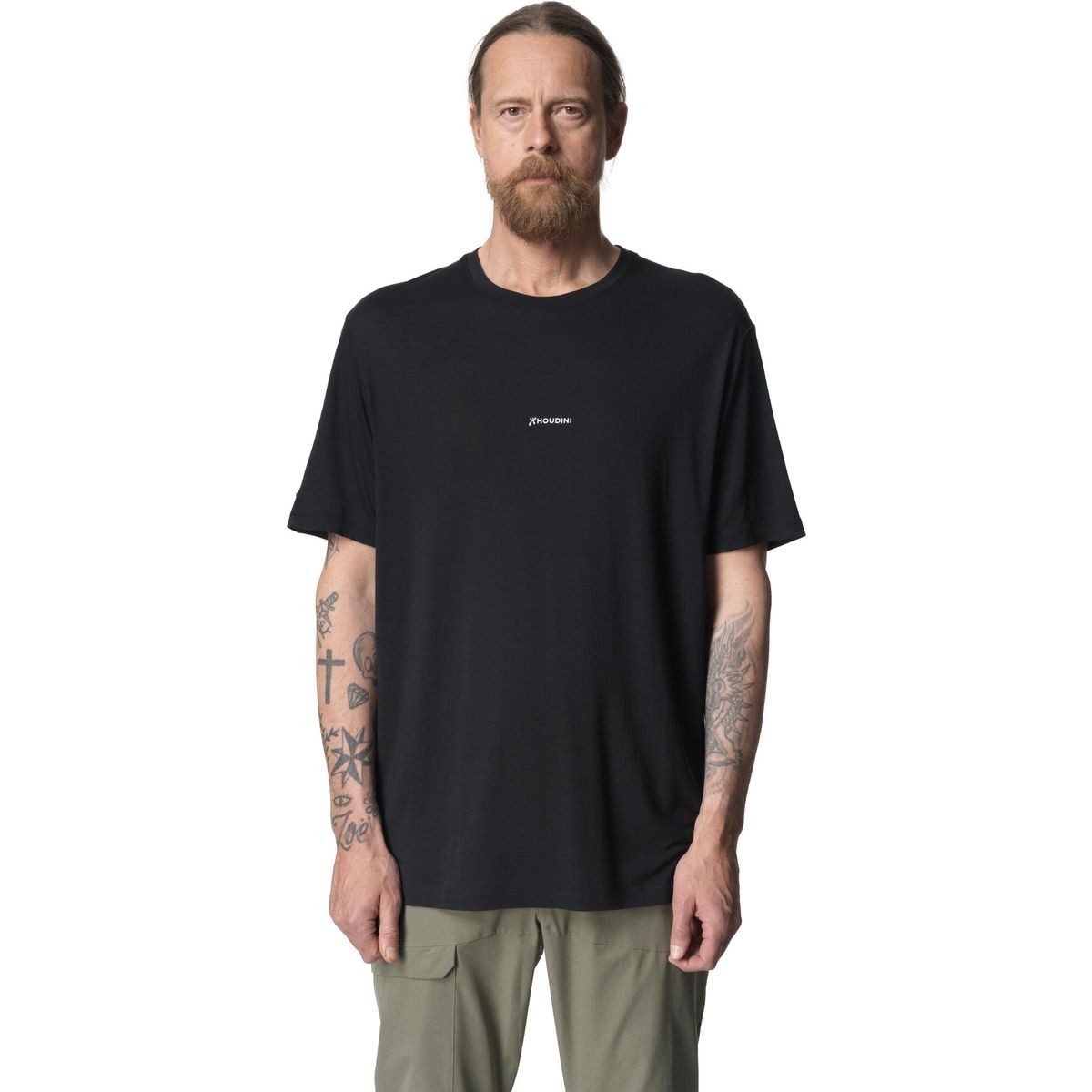 Houdini Kurzarmshirt M's Tree Message Tee Weiches, atmungsaktives Herren-T-Shirt aus nachhaltigen Tencel®