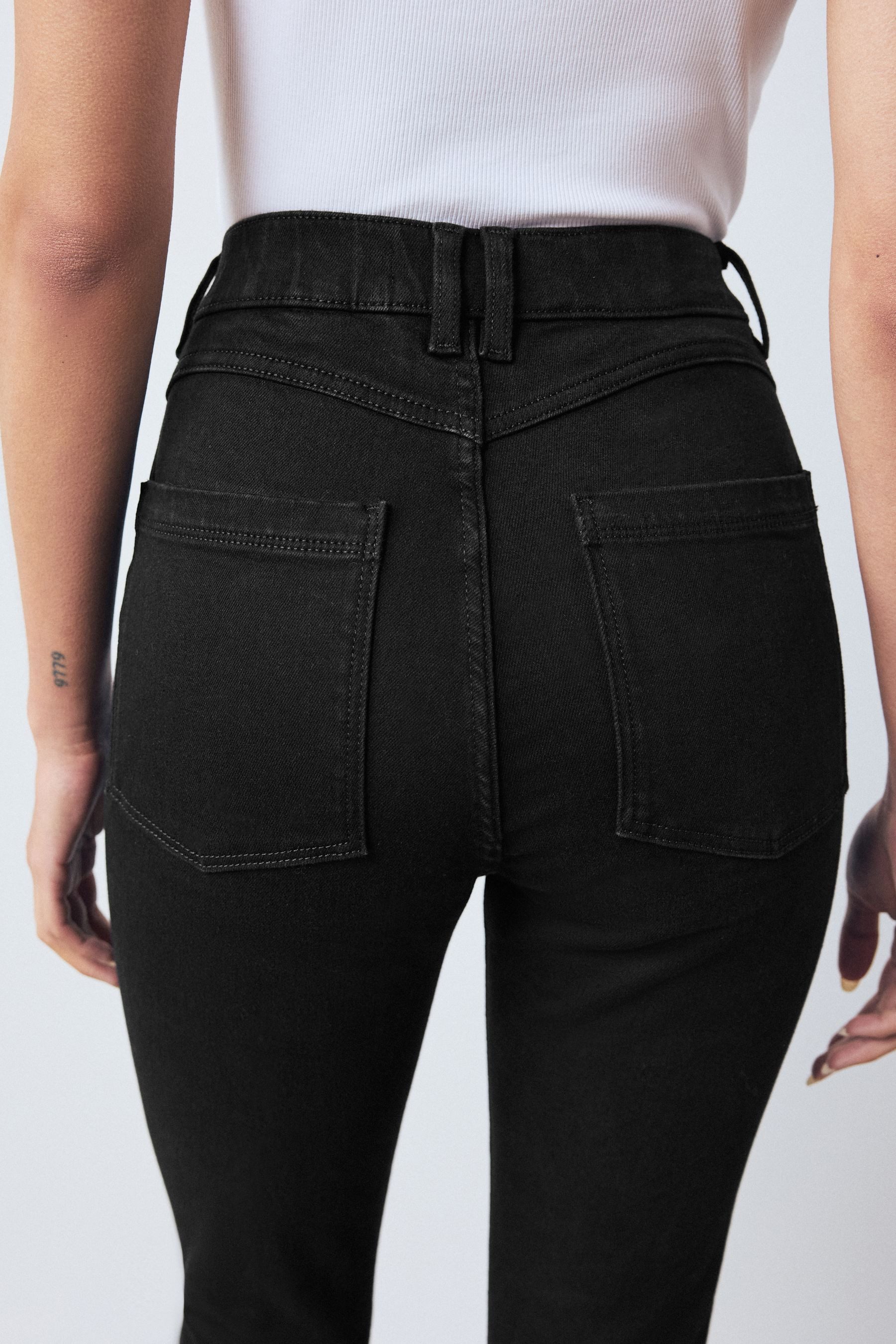 Next Skinny-fit-Jeans Skinny Fit FlexiFit Schlupfjeans, Kurzgröße (1-tlg)
