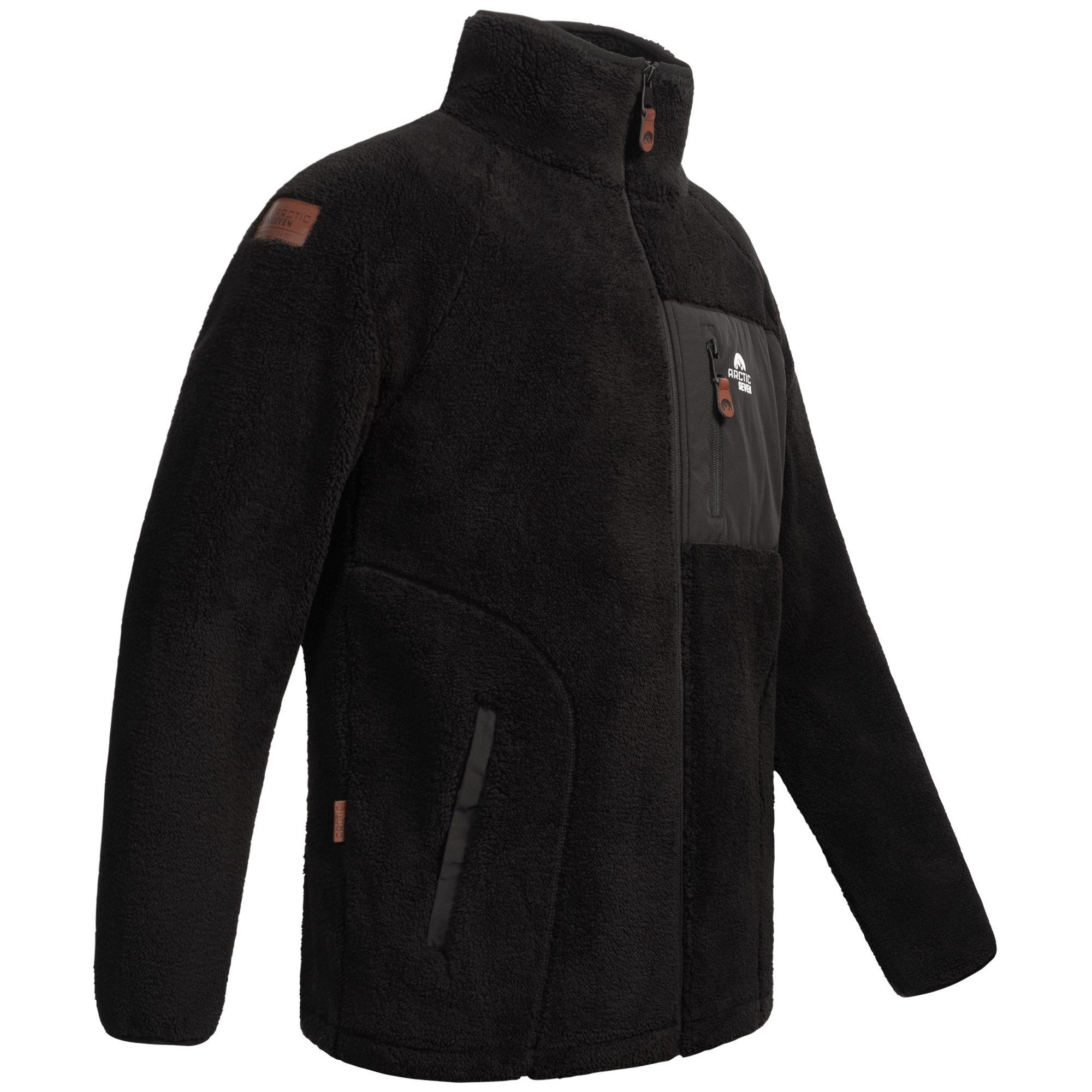 Arctic Seven Fleecejacke ASAdvenio Aus hochwertigem Sherpa-Fleece – Bild 5 von 5