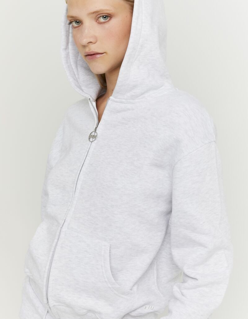 Tally Weijl Kapuzensweatjacke SSWCOSKIMA Baumwollmischung, bequem, mit Kapuze